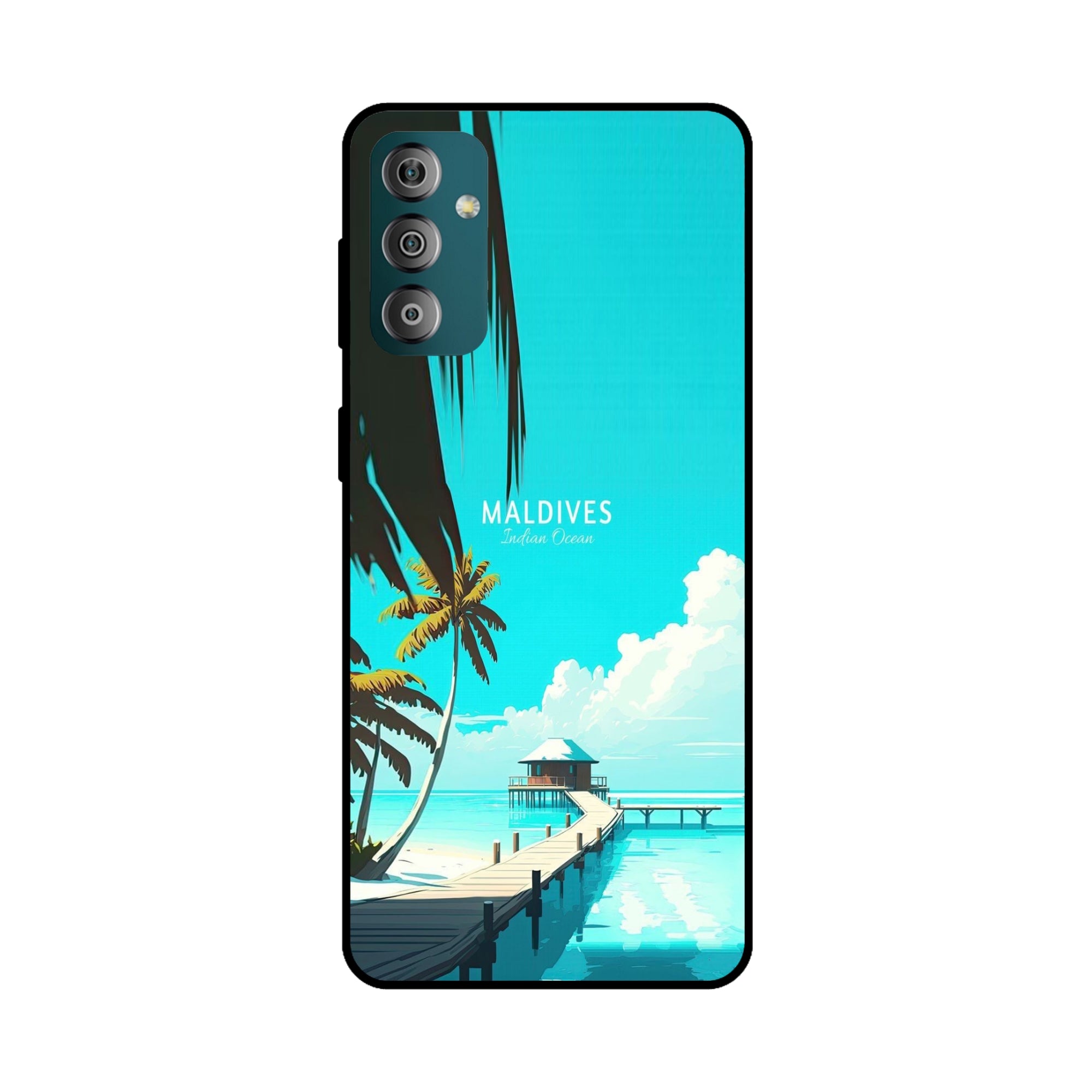 Buy Maldives Metal-Silicon Back Mobile Phone Case/Cover For Samsung Galaxy F23 Online