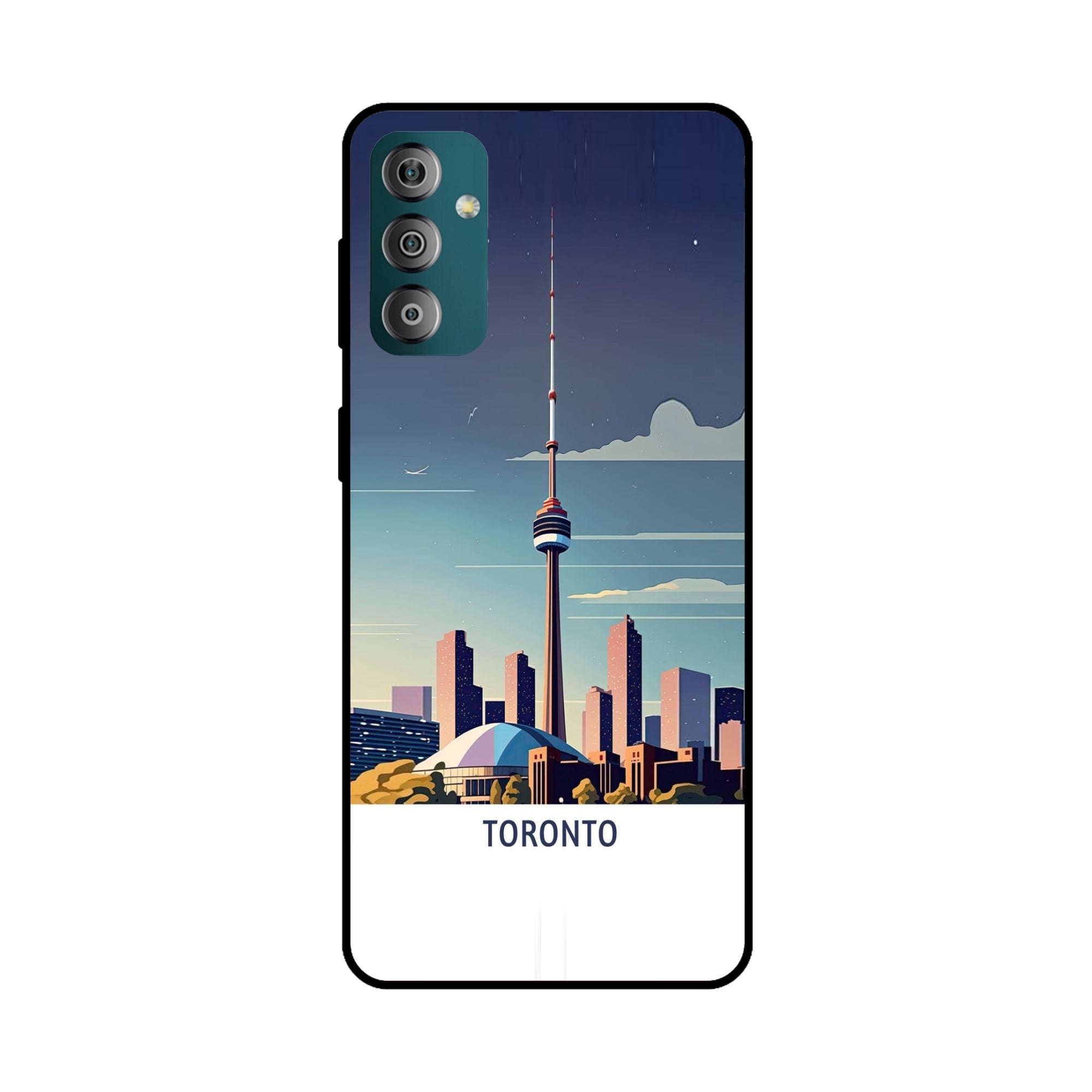 Buy Toronto Metal-Silicon Back Mobile Phone Case/Cover For Samsung Galaxy F23 Online