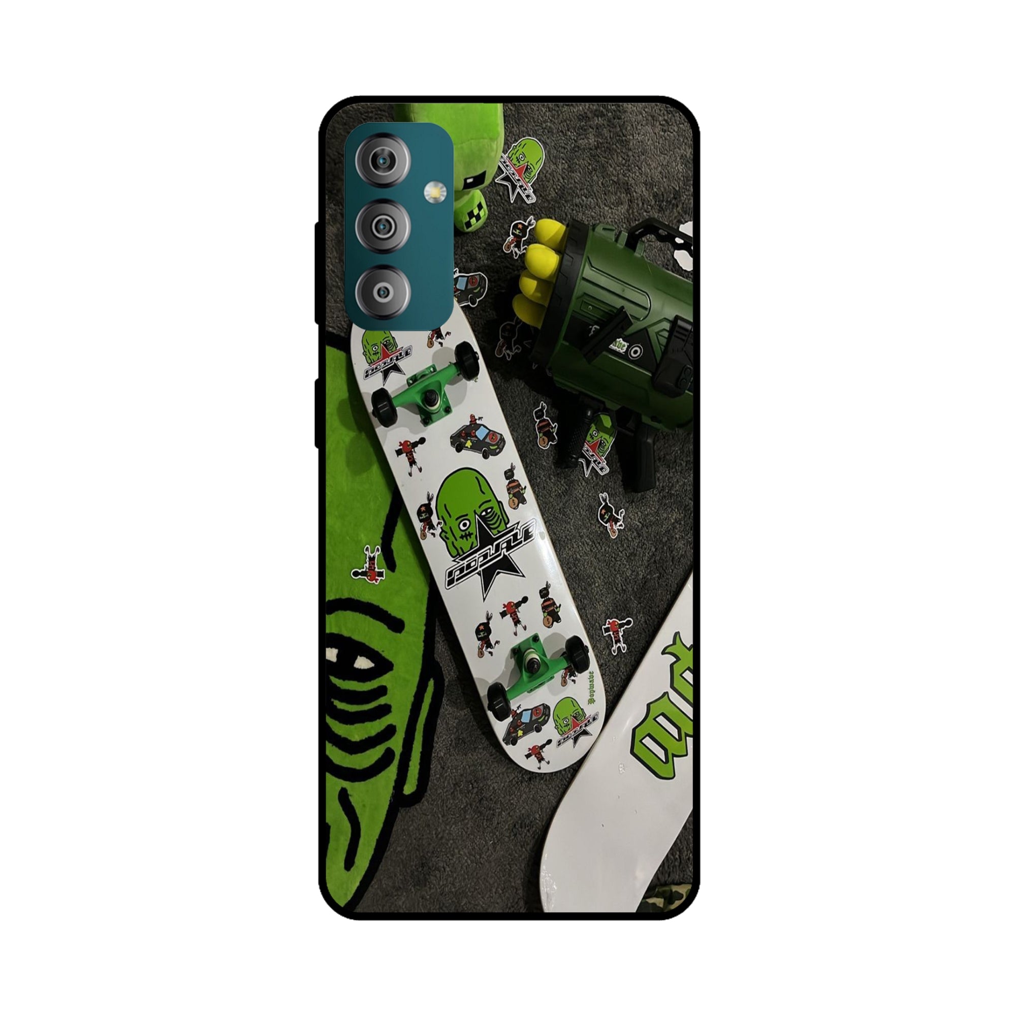 Buy Hulk Skateboard Metal-Silicon Back Mobile Phone Case/Cover For Samsung Galaxy F23 Online