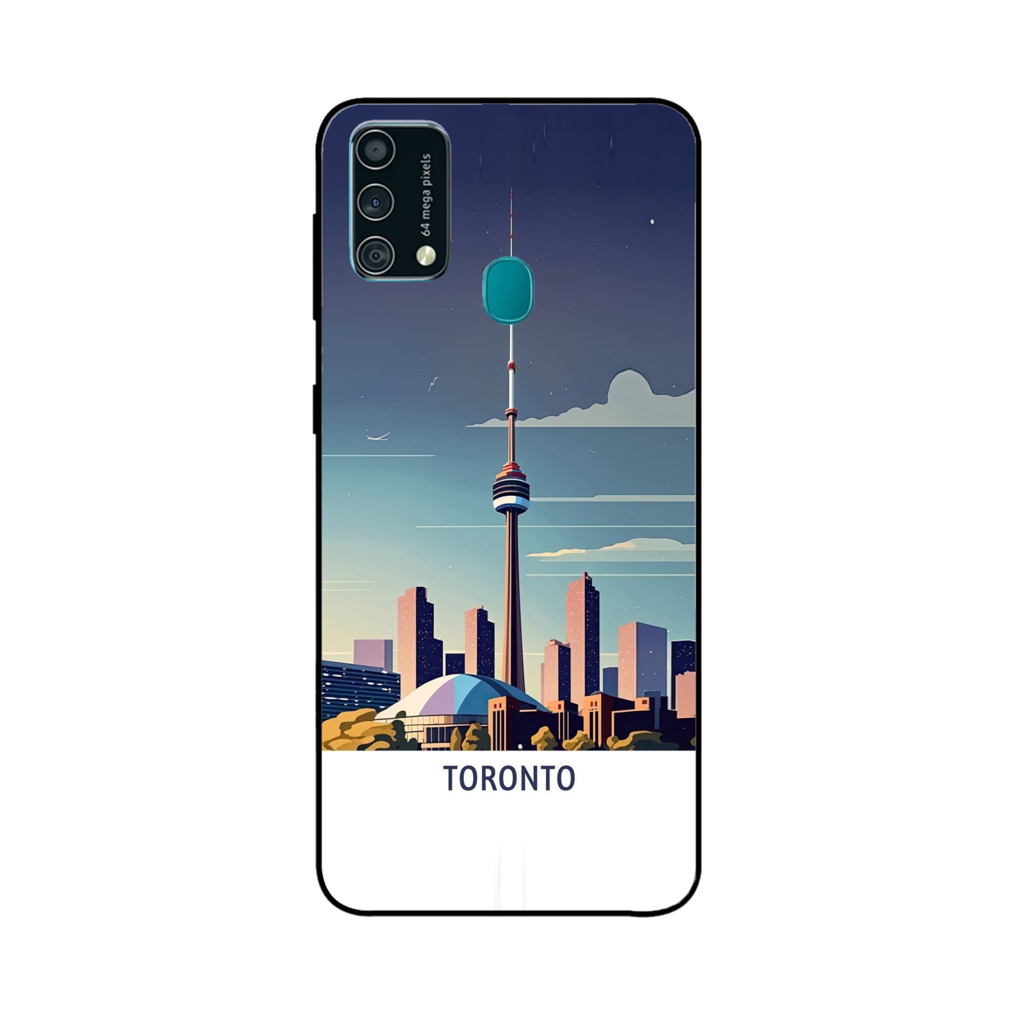Buy Toronto Metal-Silicon Back Mobile Phone Case/Cover For Samsung Galaxy F41 Online