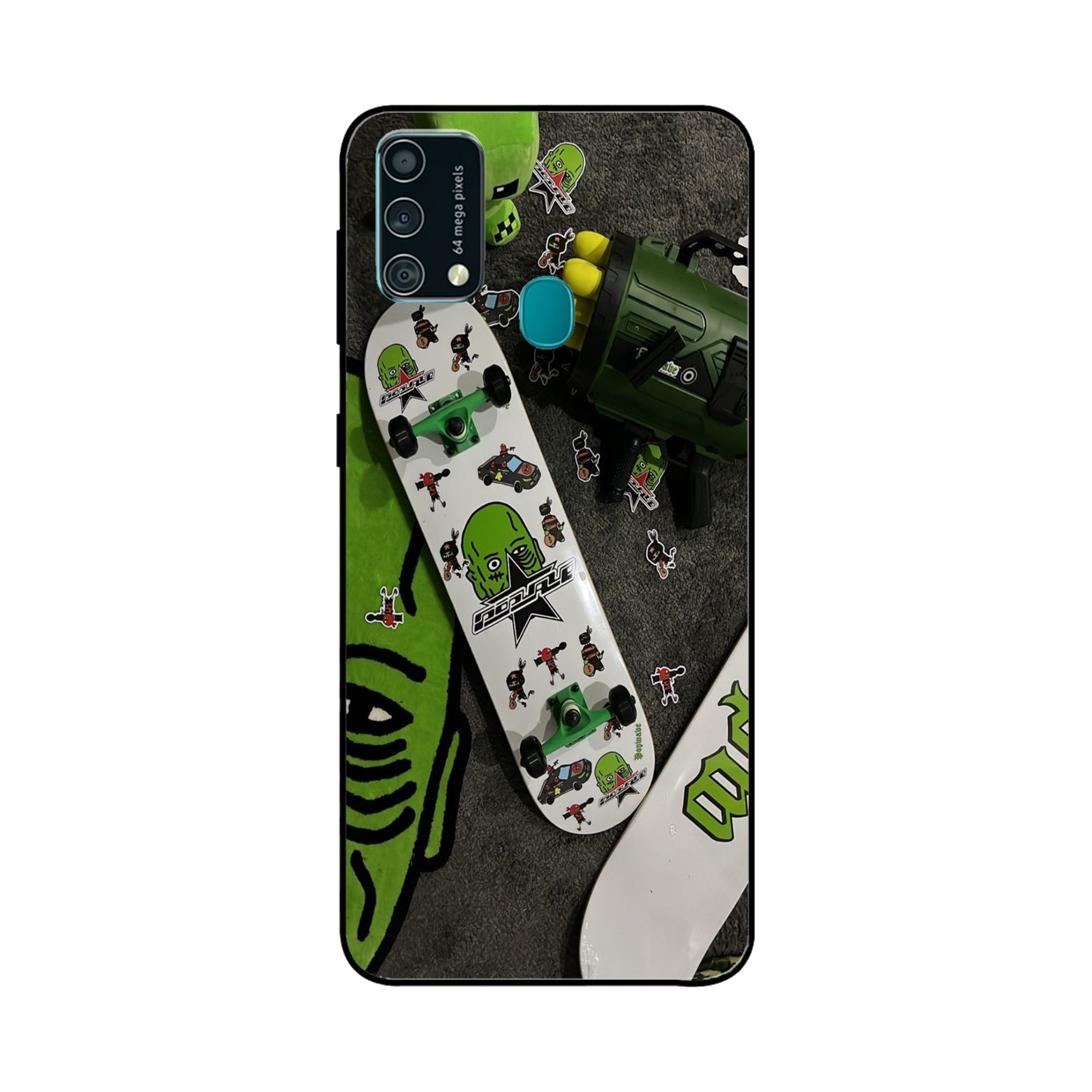 Buy Hulk Skateboard Metal-Silicon Back Mobile Phone Case/Cover For Samsung Galaxy F41 Online