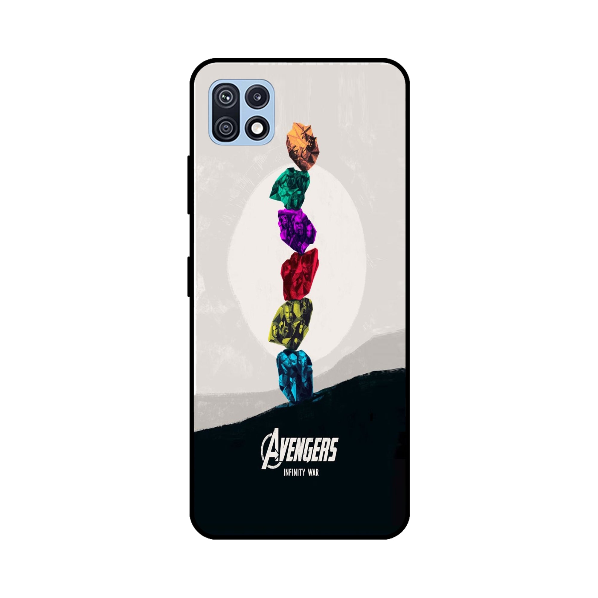 Buy Avengers Stone Metal-Silicon Back Mobile Phone Case/Cover For Samsung Galaxy F42 5G Online