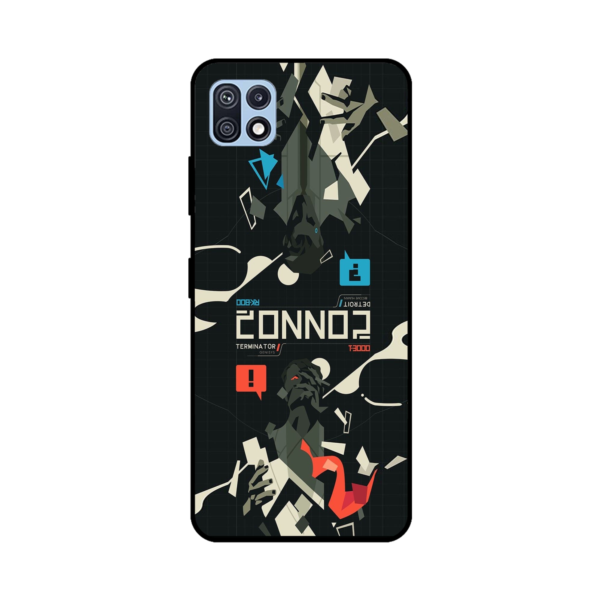 Buy Terminator Metal-Silicon Back Mobile Phone Case/Cover For Samsung Galaxy F42 5G Online