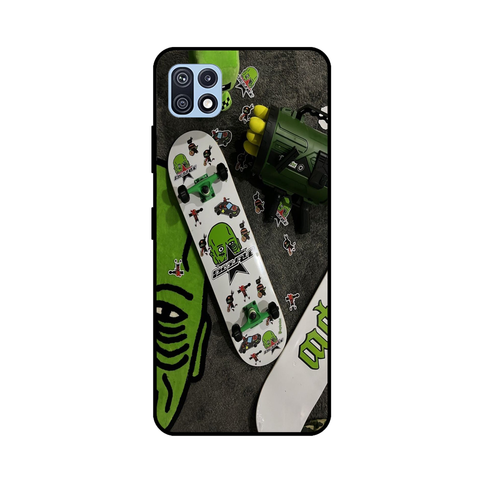 Buy Hulk Skateboard Metal-Silicon Back Mobile Phone Case/Cover For Samsung Galaxy F42 5G Online