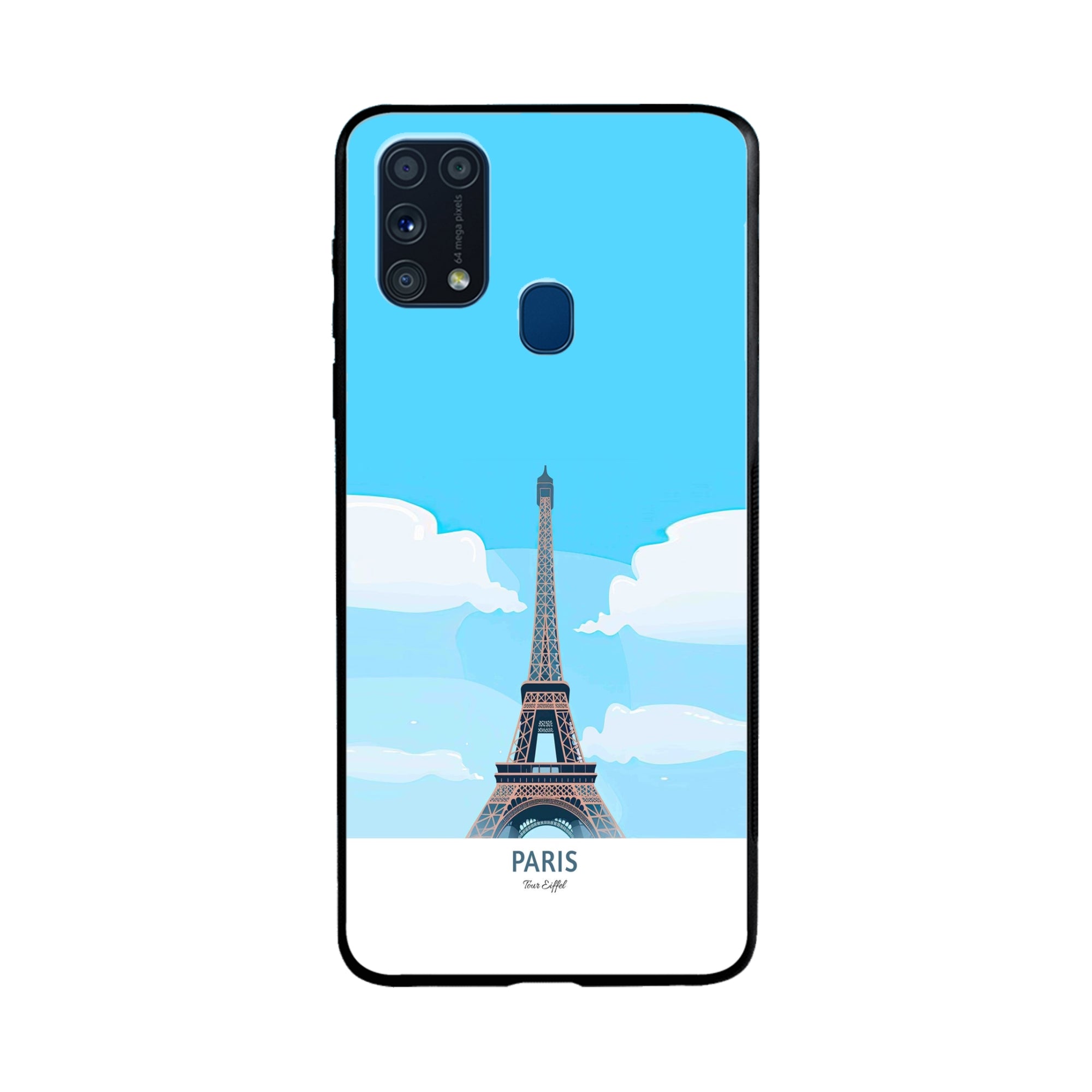 Buy Paris Metal-Silicon Back Mobile Phone Case/Cover For Samsung Galaxy M31 Online