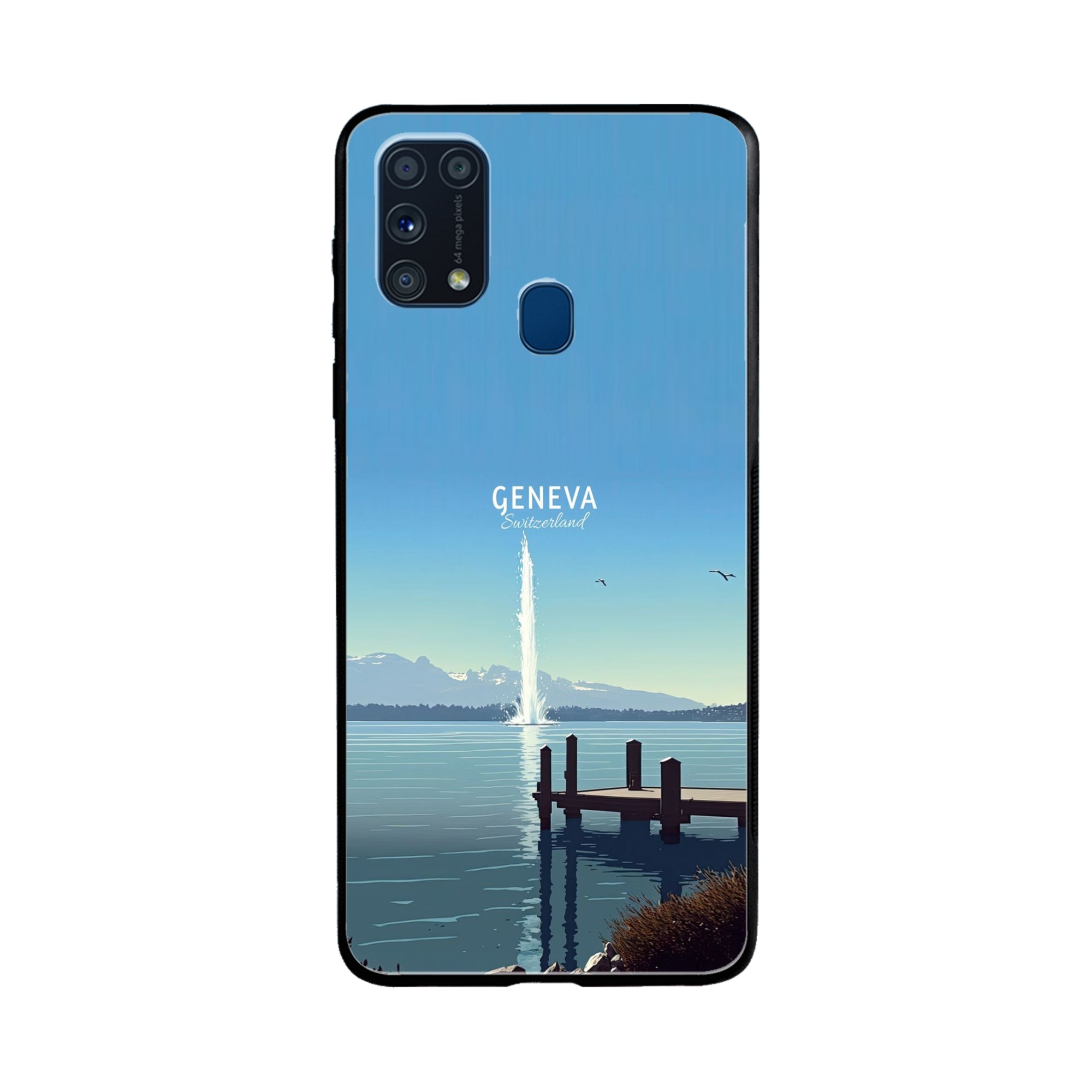 Buy Geneva Metal-Silicon Back Mobile Phone Case/Cover For Samsung Galaxy M31 Online