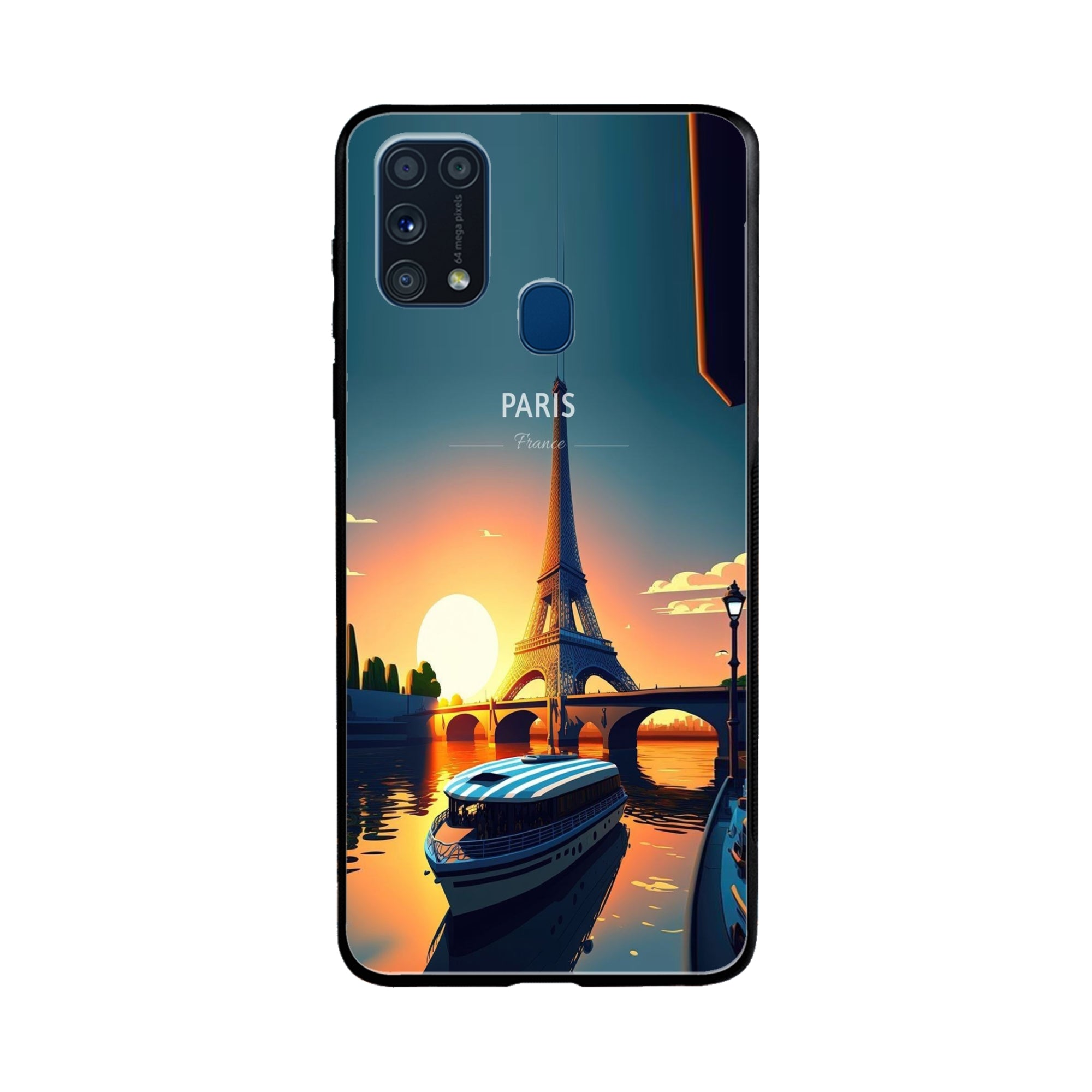 Buy France Metal-Silicon Back Mobile Phone Case/Cover For Samsung Galaxy M31 Online