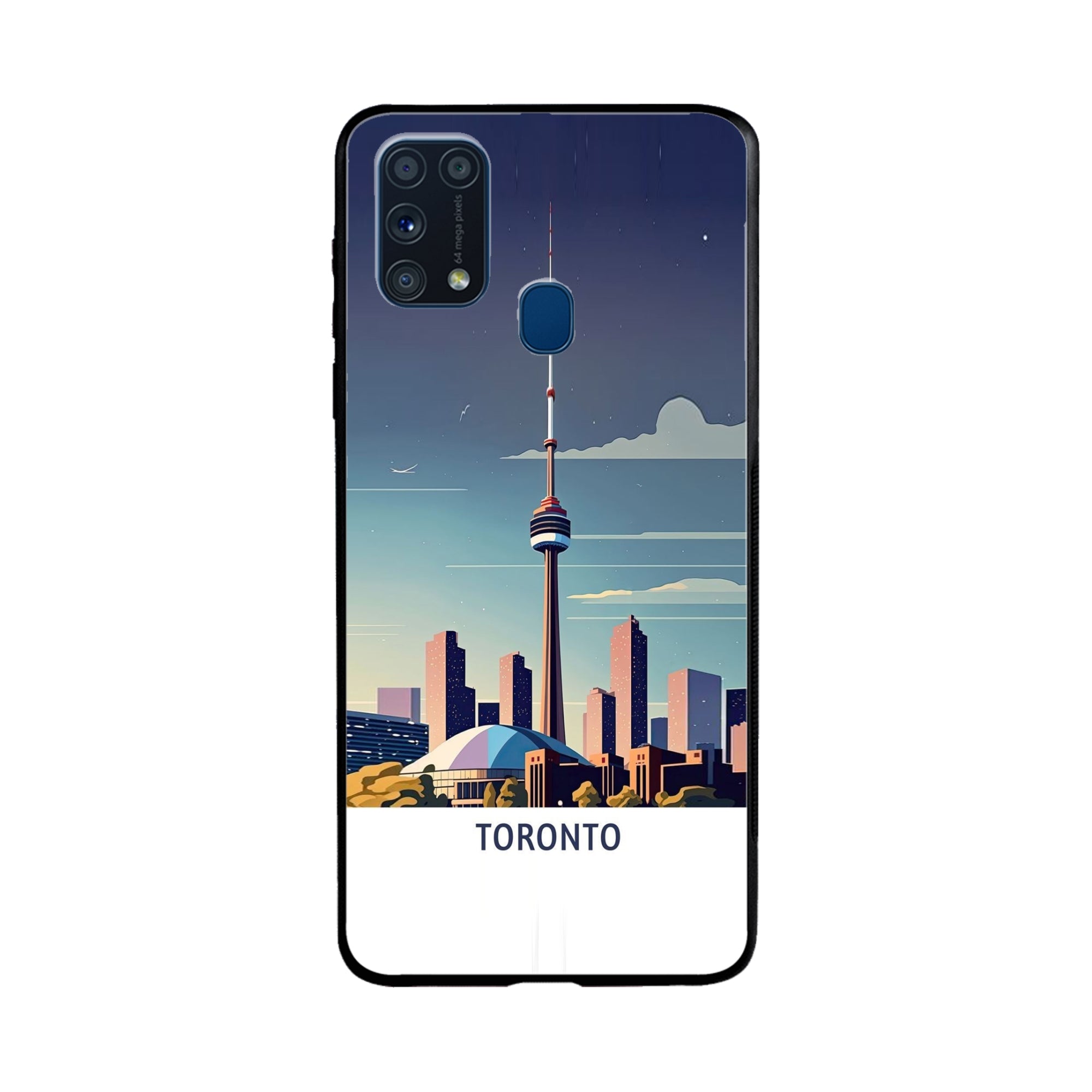 Buy Toronto Metal-Silicon Back Mobile Phone Case/Cover For Samsung Galaxy M31 Online