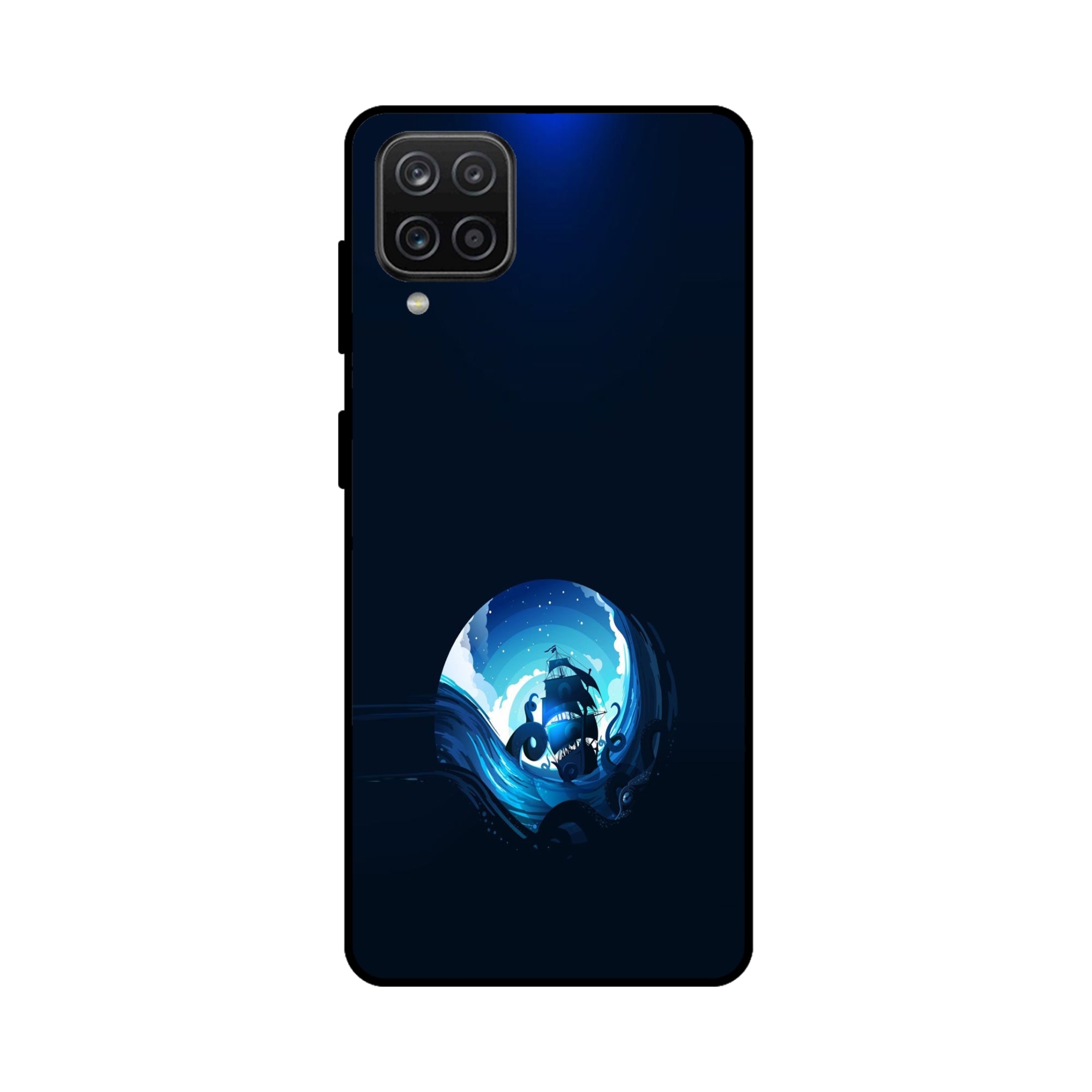 Buy Blue Sea Ship Metal-Silicon Back Mobile Phone Case/Cover For Samsung Galaxy M32 Online