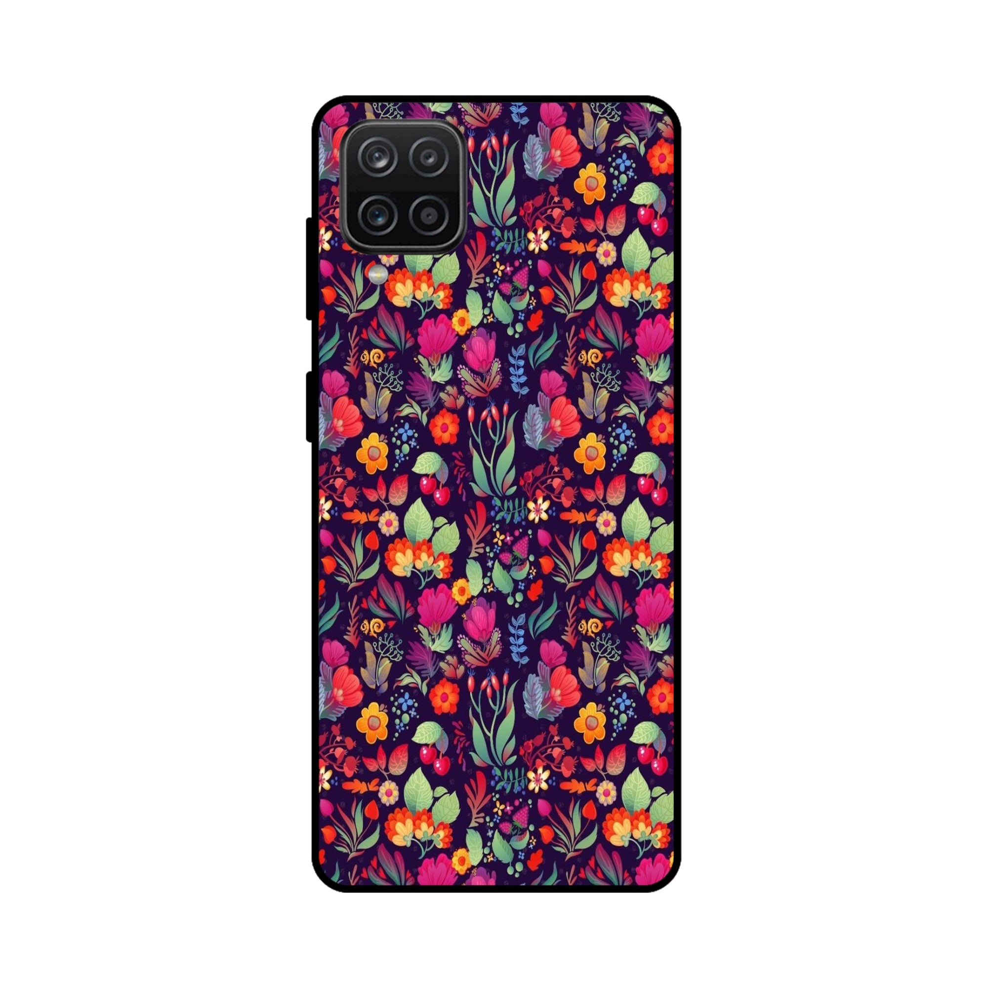 Buy Fruits Flower Metal-Silicon Back Mobile Phone Case/Cover For Samsung Galaxy M32 Online