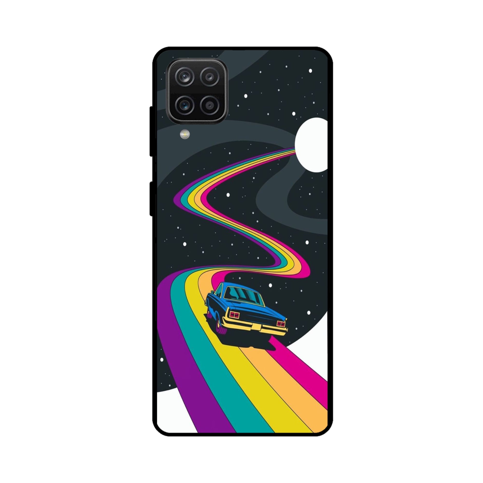 Buy  Neon Car Metal-Silicon Back Mobile Phone Case/Cover For Samsung Galaxy M32 Online