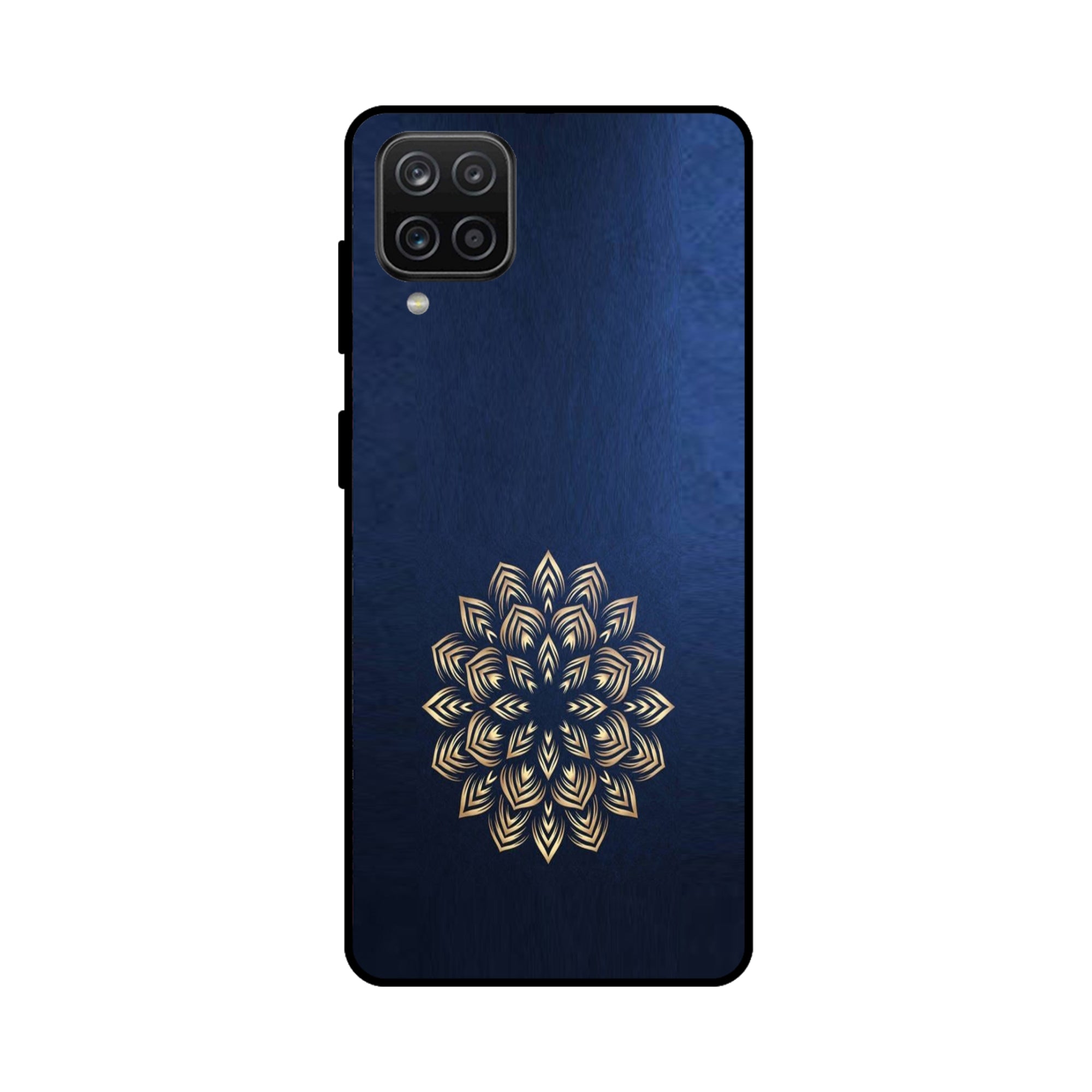 Buy Heart Mandala Metal-Silicon Back Mobile Phone Case/Cover For Samsung Galaxy M32 Online