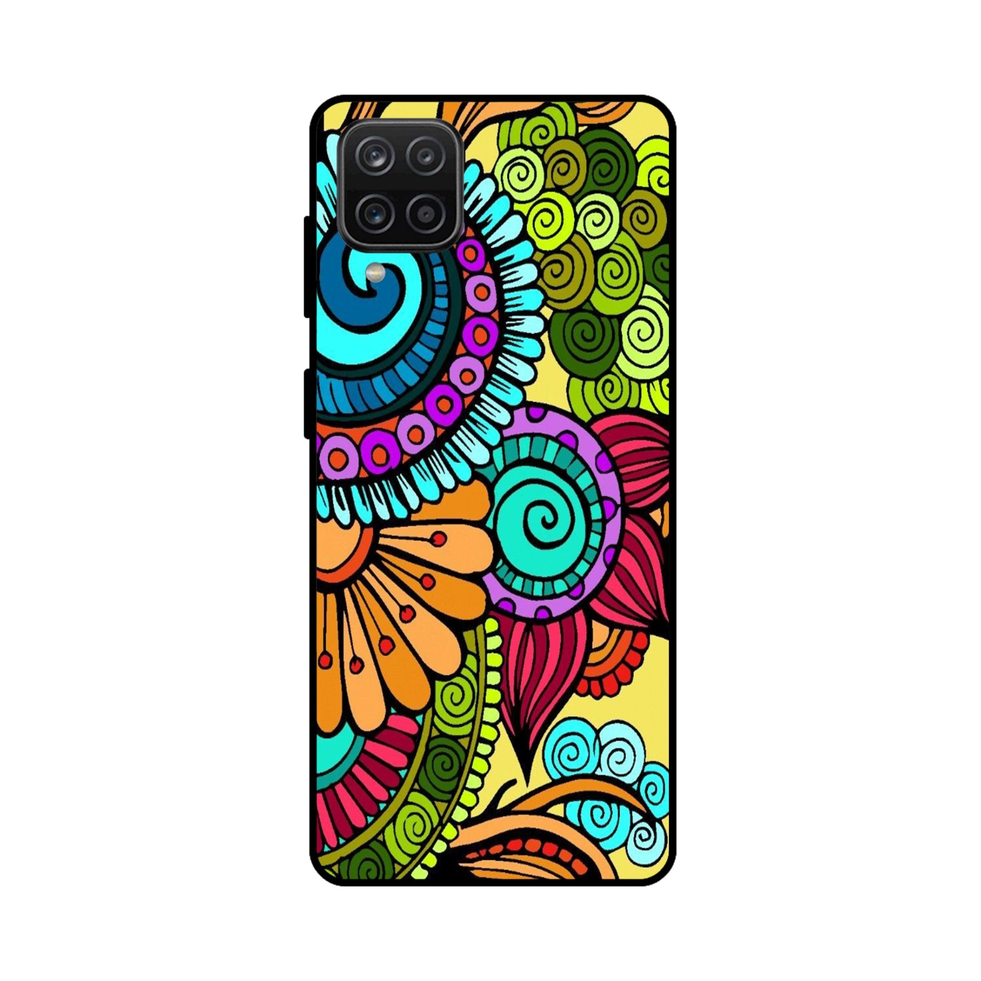 Buy The Kalachakra Mandala Metal-Silicon Back Mobile Phone Case/Cover For Samsung Galaxy M32 Online
