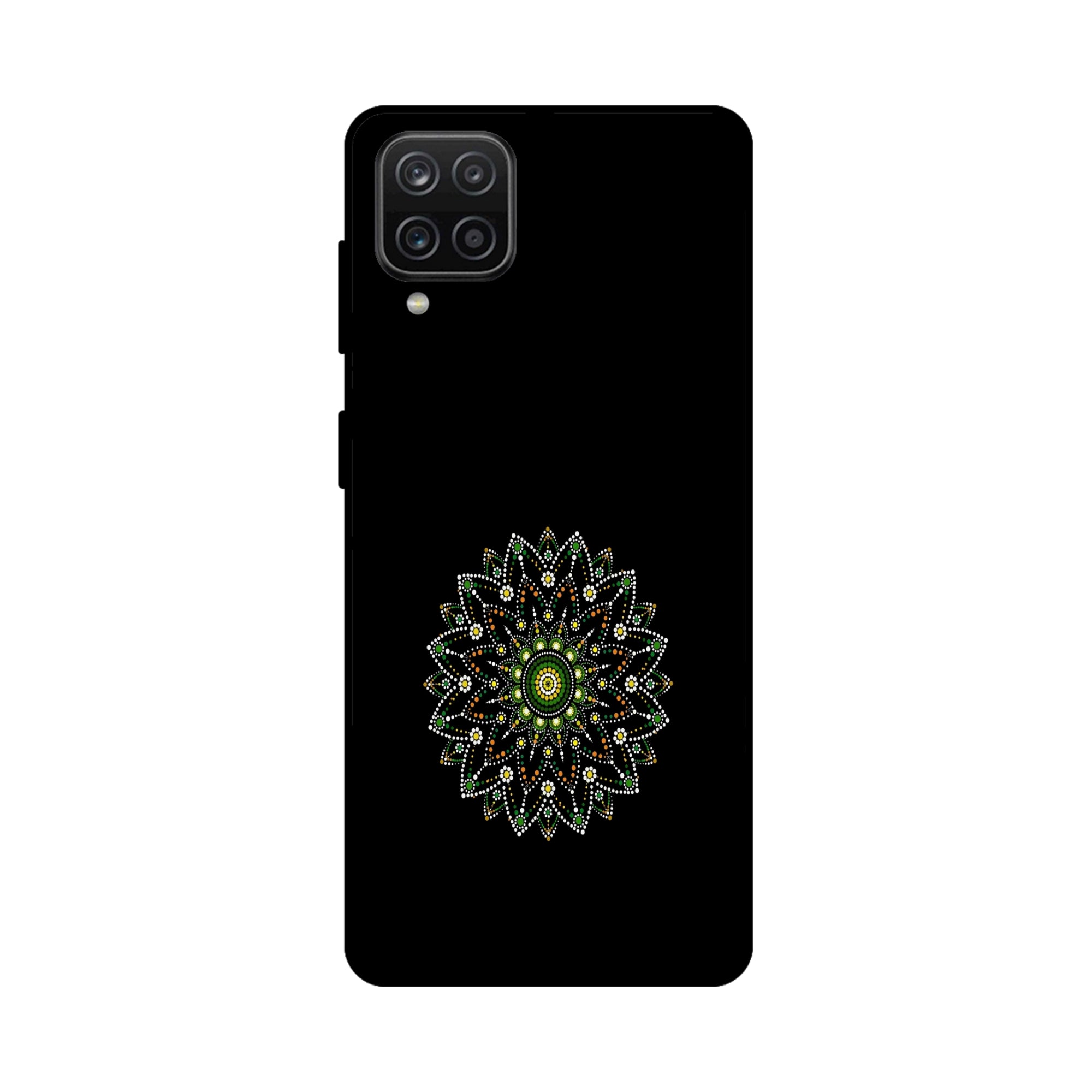 Buy Moon Mandala Metal-Silicon Back Mobile Phone Case/Cover For Samsung Galaxy M32 Online