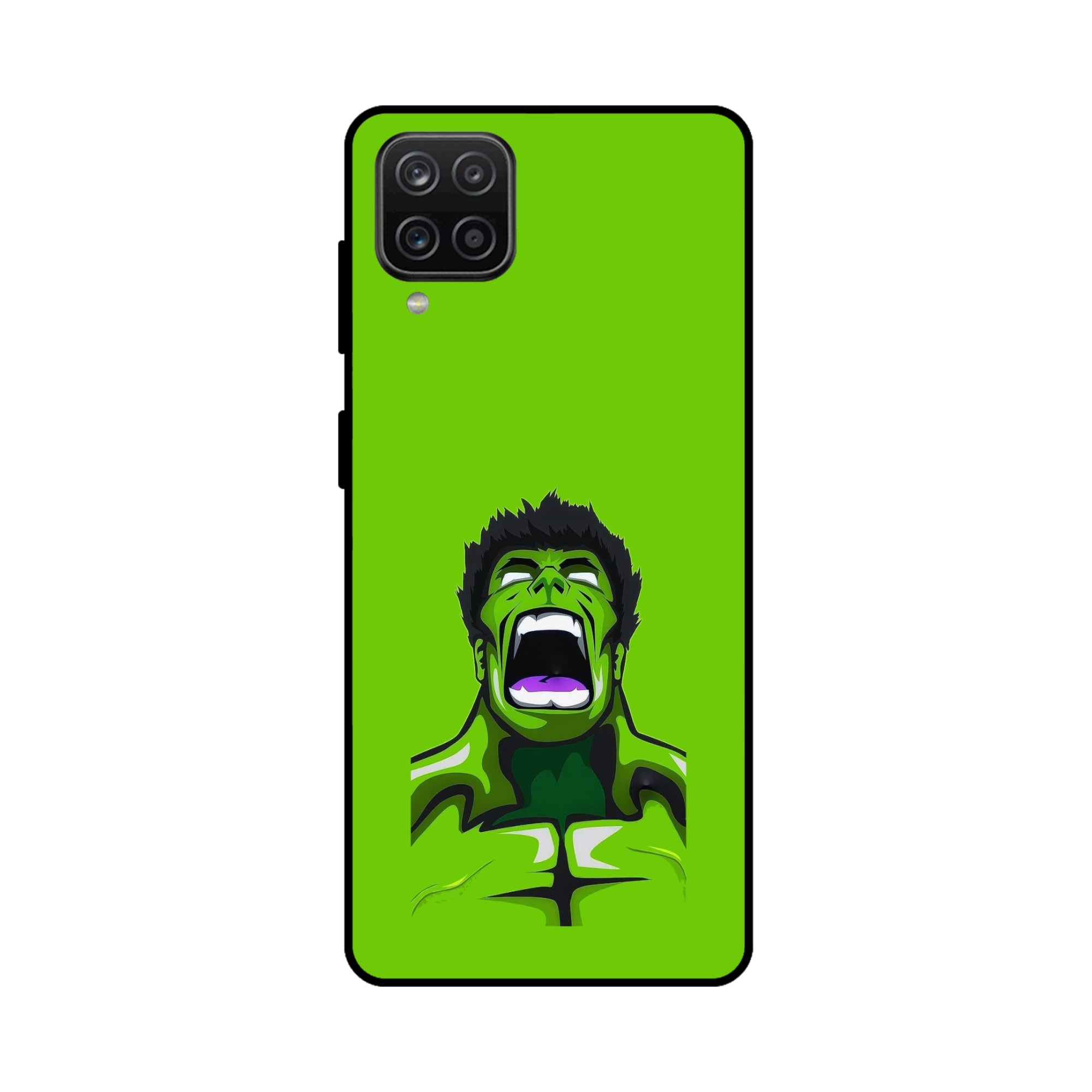 Buy Green Hulk Metal-Silicon Back Mobile Phone Case/Cover For Samsung Galaxy M32 Online