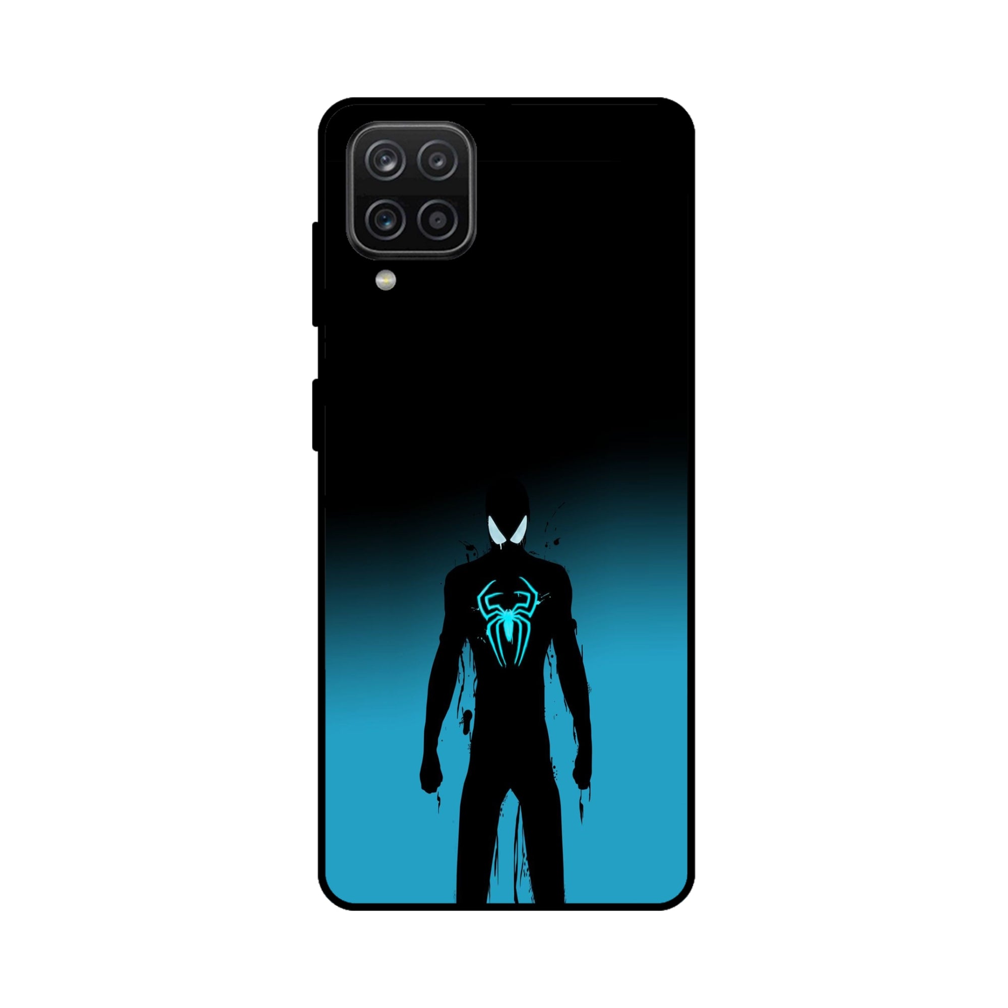 Buy Neon Spiderman Metal-Silicon Back Mobile Phone Case/Cover For Samsung Galaxy M32 Online