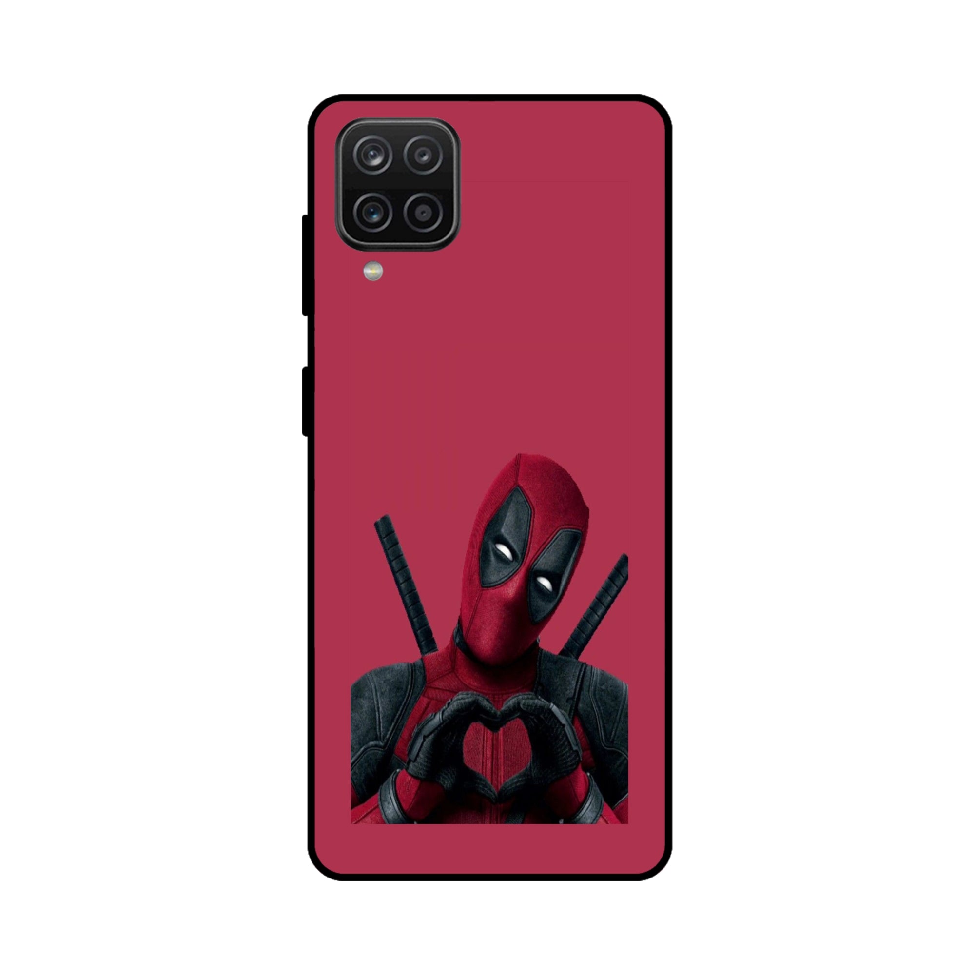 Buy Deadpool Heart Metal-Silicon Back Mobile Phone Case/Cover For Samsung Galaxy M32 Online