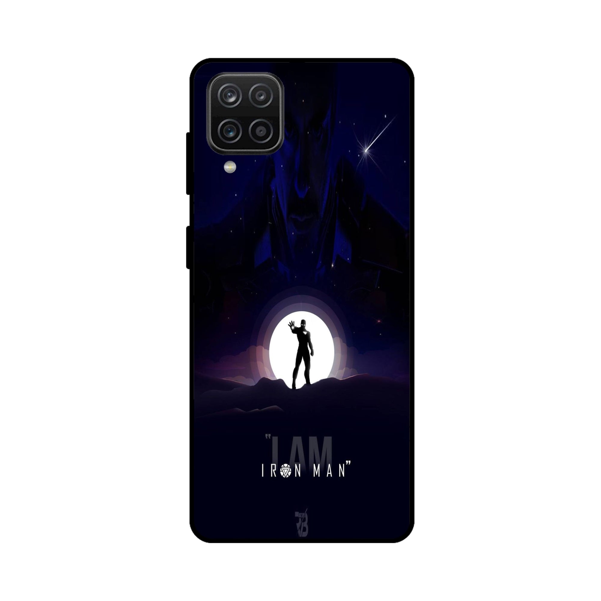 Buy I Am Iron Man Metal-Silicon Back Mobile Phone Case/Cover For Samsung Galaxy M32 Online
