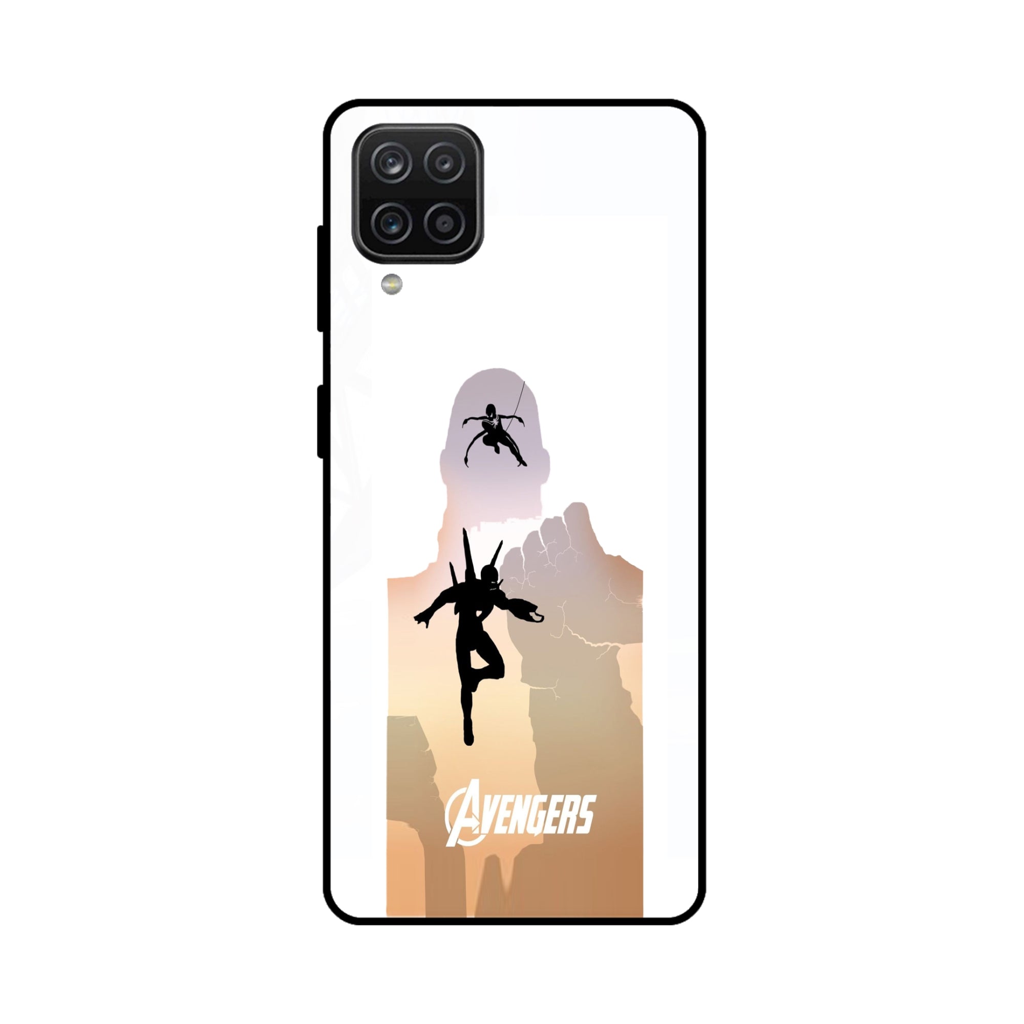 Buy Iron Man Vs Spiderman Metal-Silicon Back Mobile Phone Case/Cover For Samsung Galaxy M32 Online