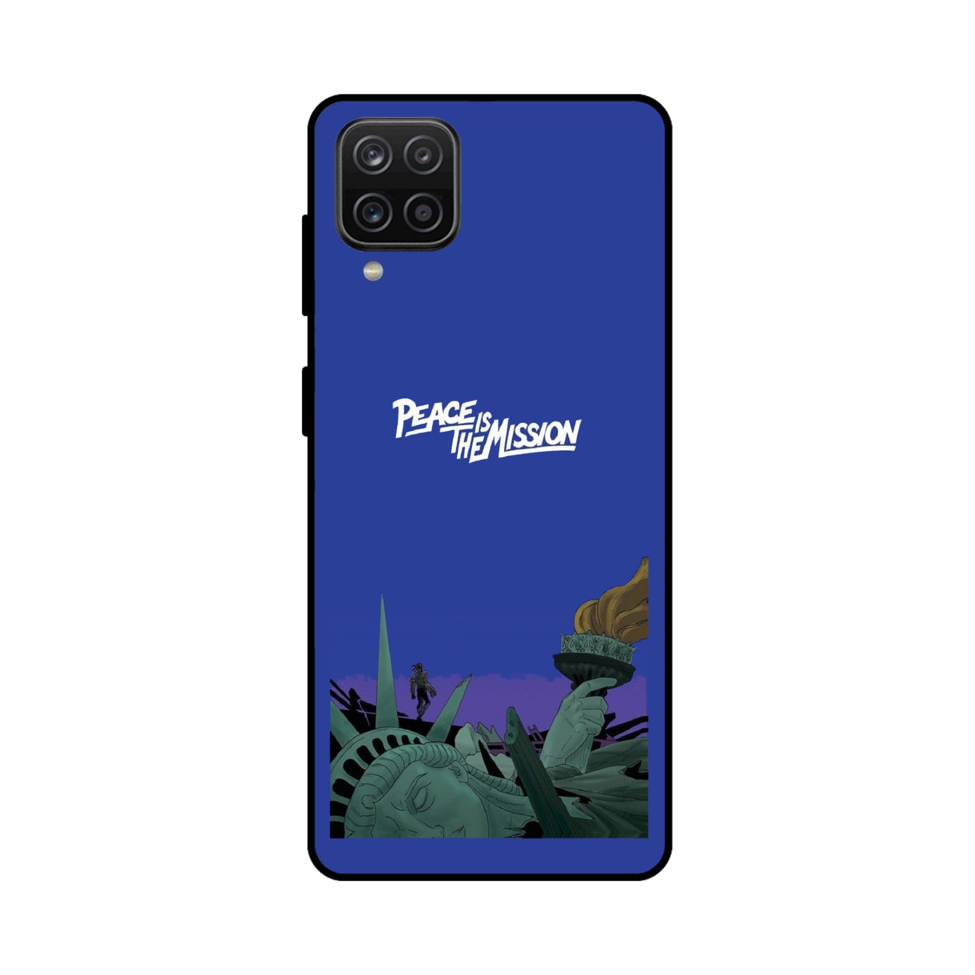 Buy Peace Is The Misson Metal-Silicon Back Mobile Phone Case/Cover For Samsung Galaxy M32 Online
