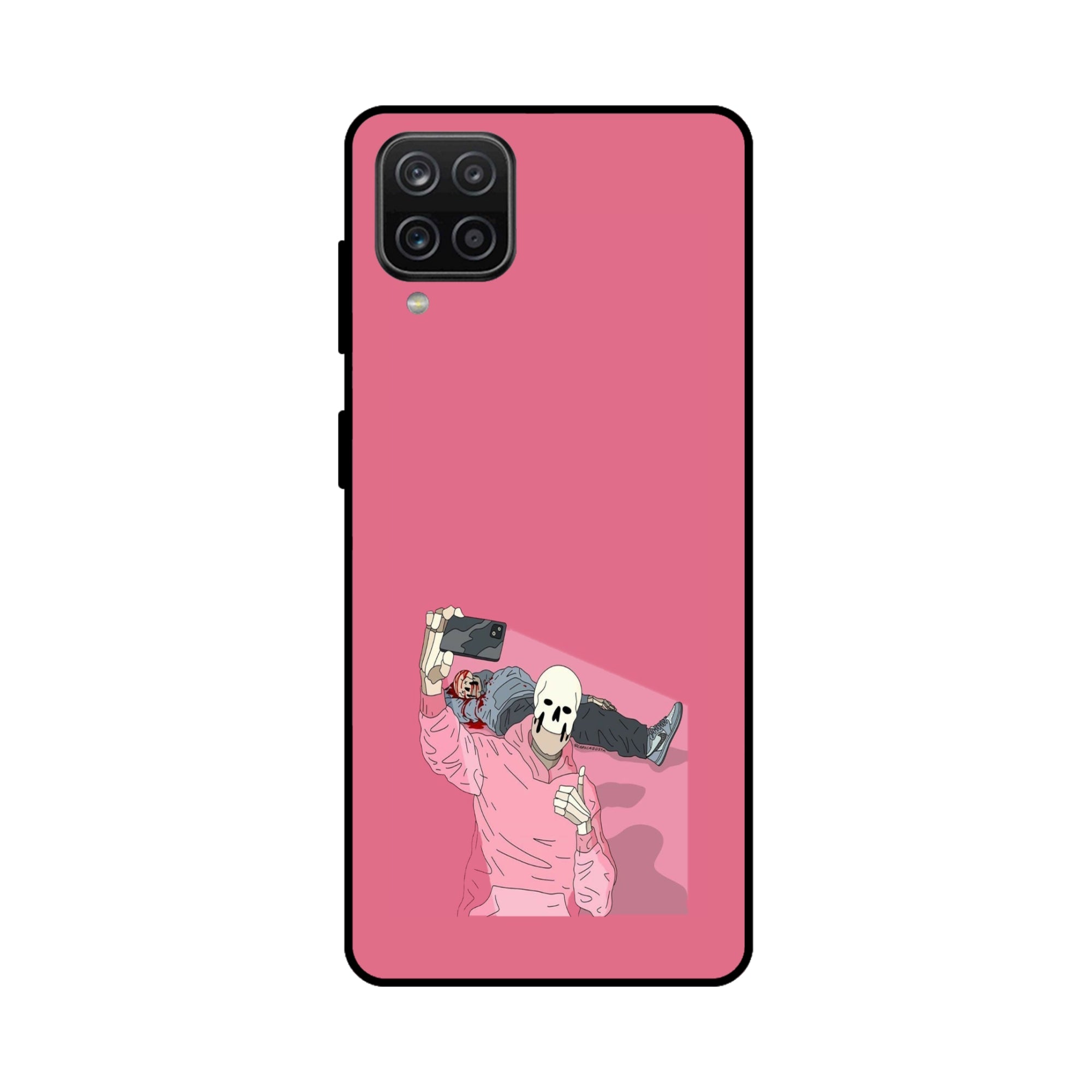 Buy Selfie Metal-Silicon Back Mobile Phone Case/Cover For Samsung Galaxy M32 Online