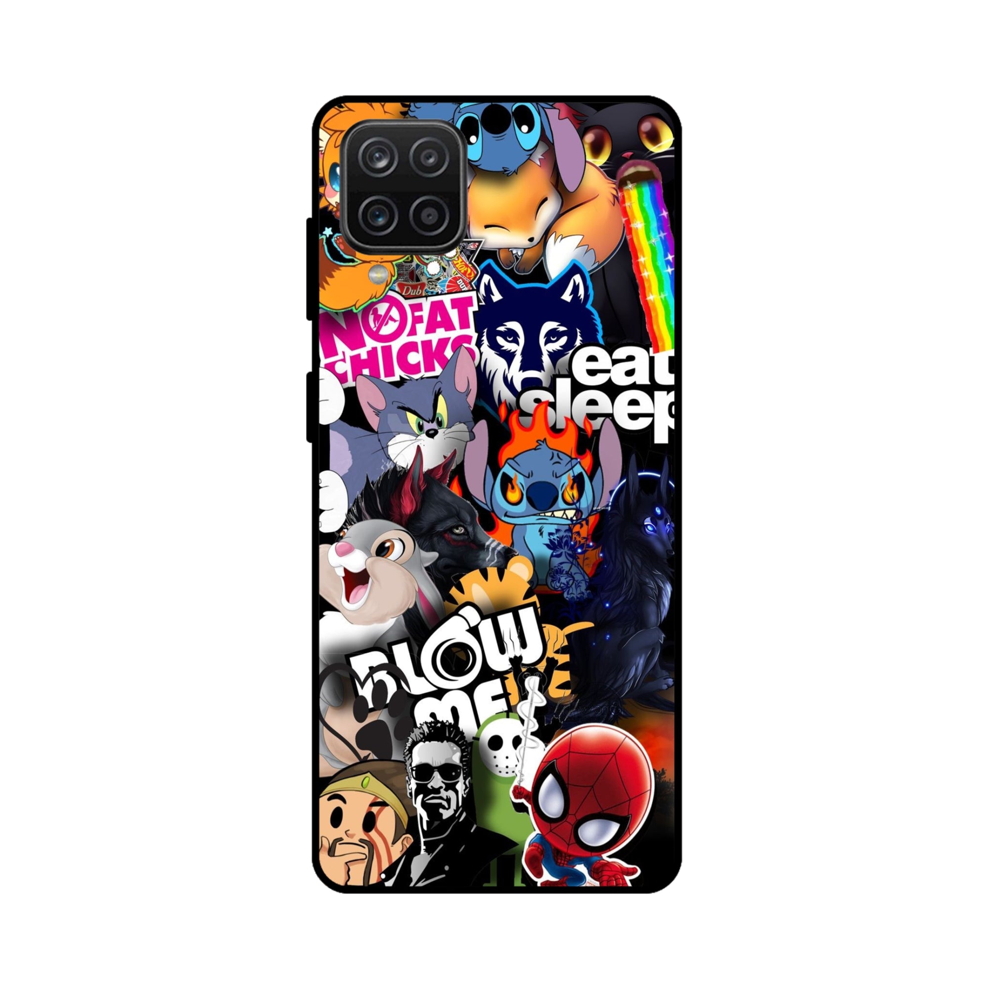 Buy Blow Me Metal-Silicon Back Mobile Phone Case/Cover For Samsung Galaxy M32 Online