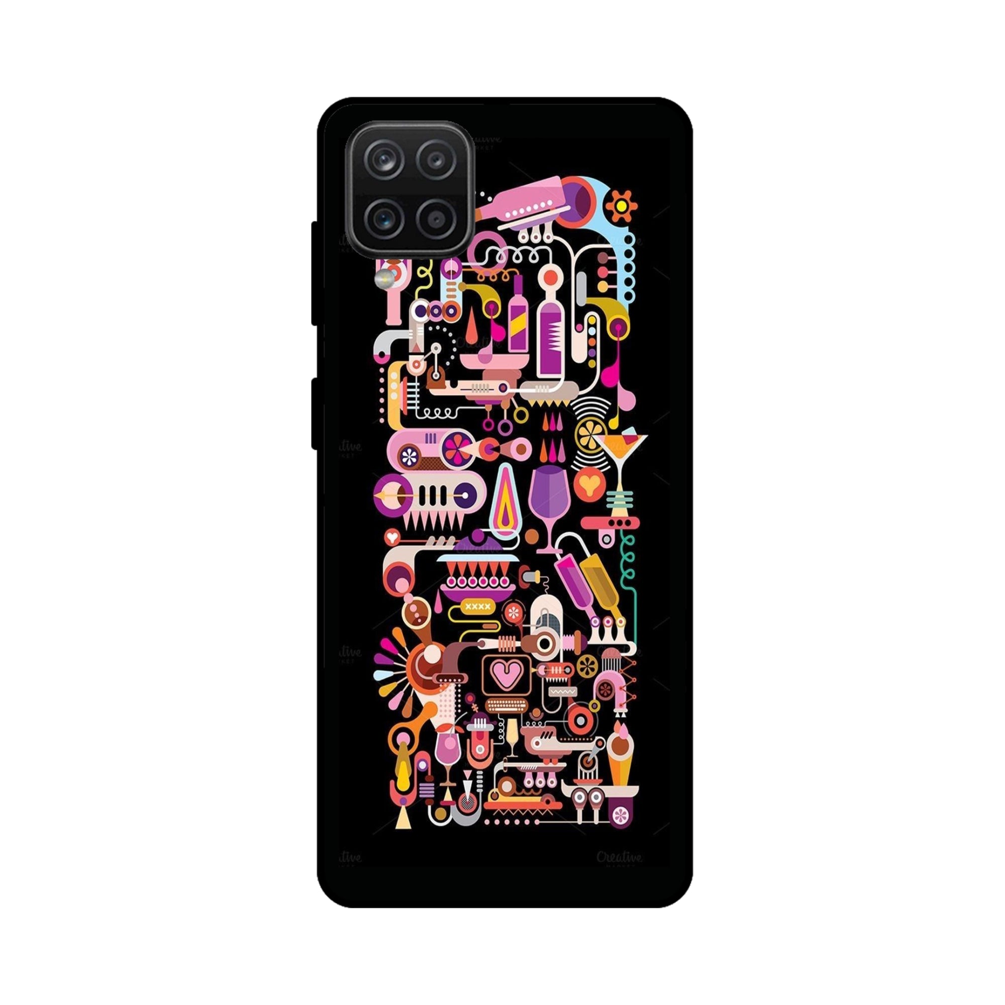Buy Lab Art Metal-Silicon Back Mobile Phone Case/Cover For Samsung Galaxy M32 Online