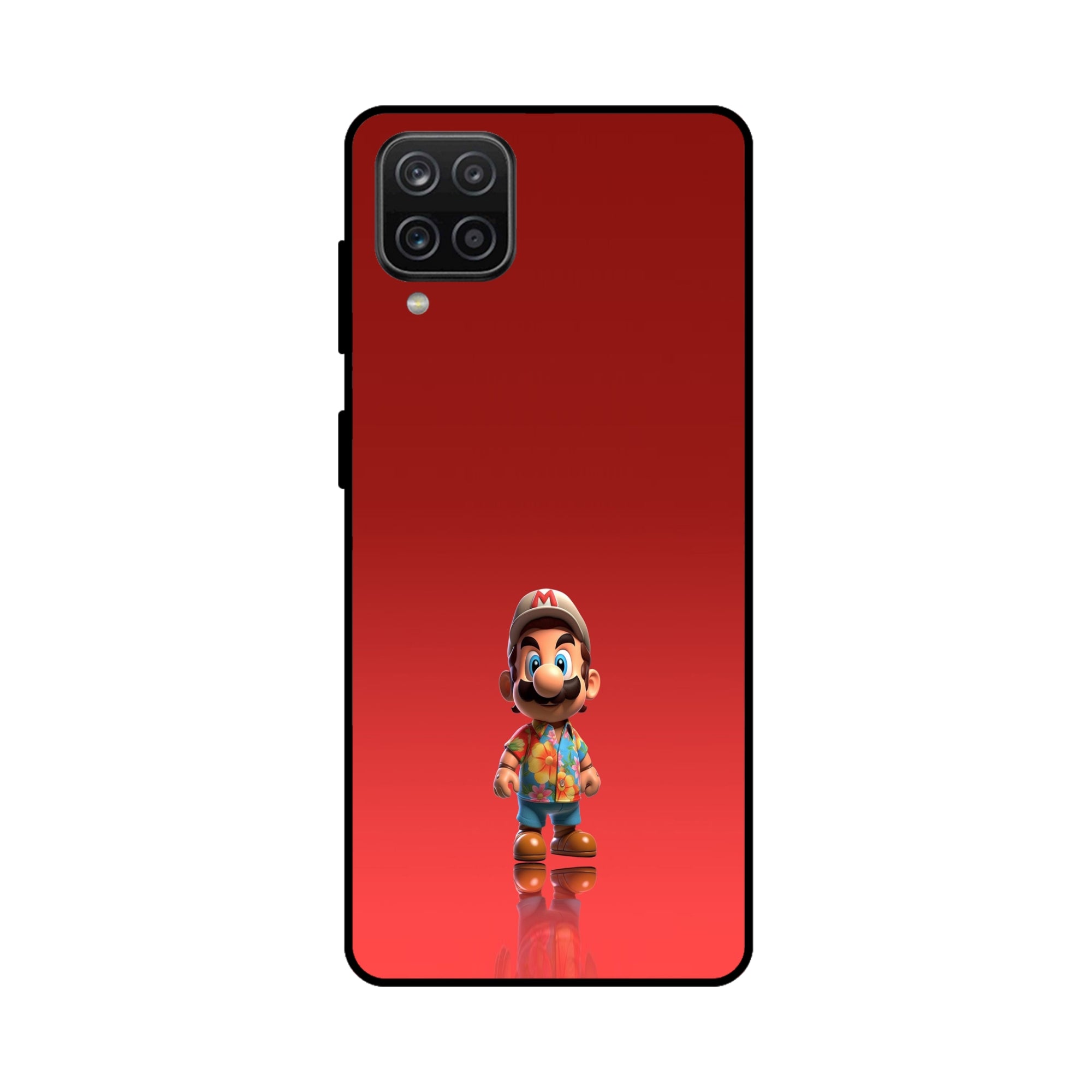 Buy Mario Metal-Silicon Back Mobile Phone Case/Cover For Samsung Galaxy M32 Online