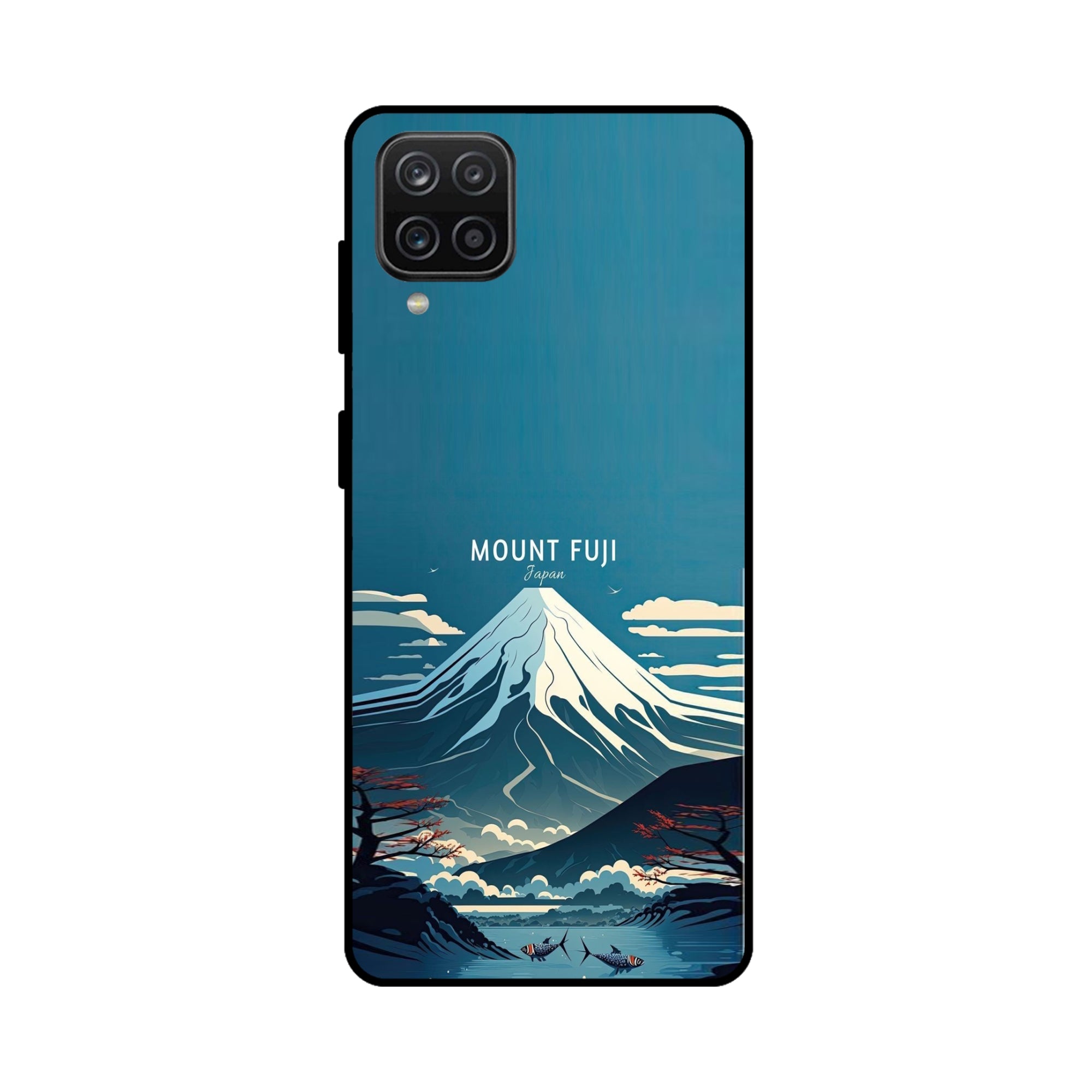 Buy Mount Fuji Metal-Silicon Back Mobile Phone Case/Cover For Samsung Galaxy M32 Online