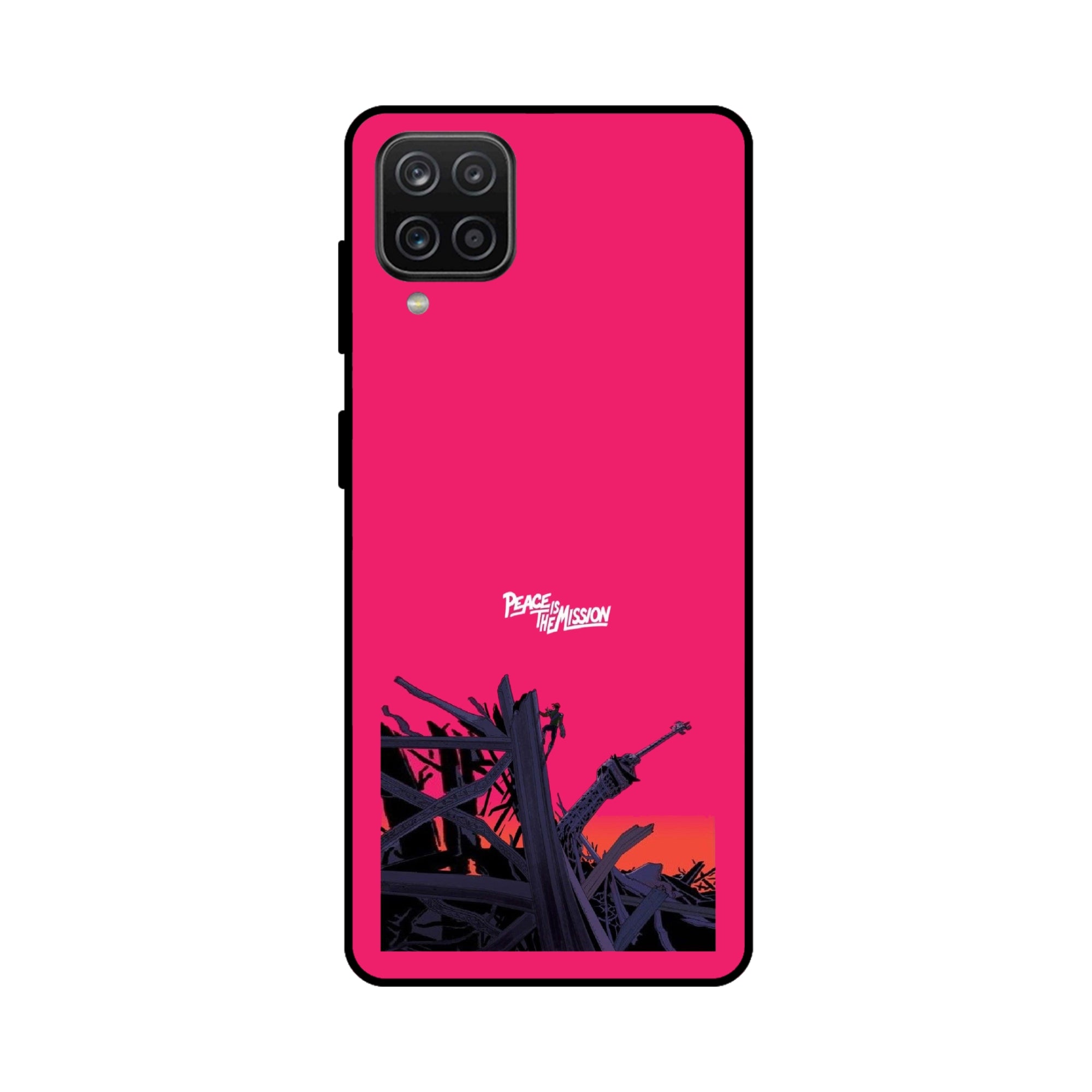 Buy Peace Is The Mission Metal-Silicon Back Mobile Phone Case/Cover For Samsung Galaxy M32 Online
