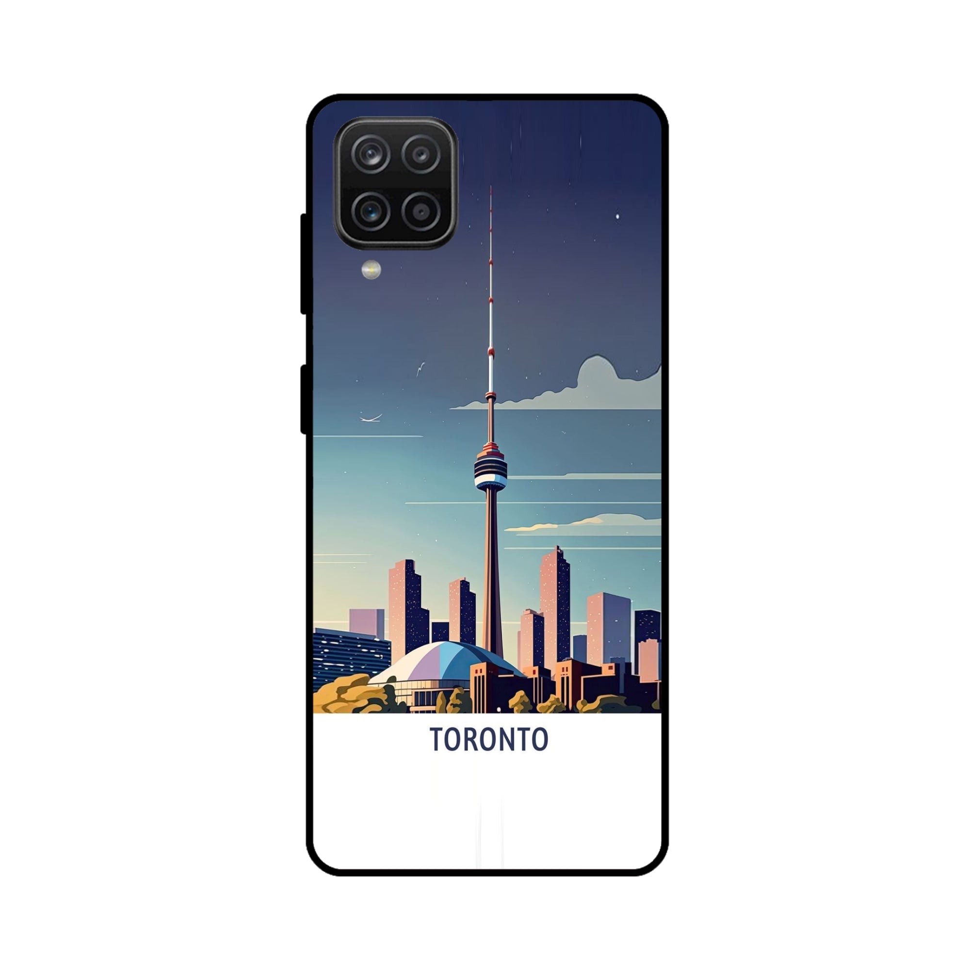 Buy Toronto Metal-Silicon Back Mobile Phone Case/Cover For Samsung Galaxy M32 Online