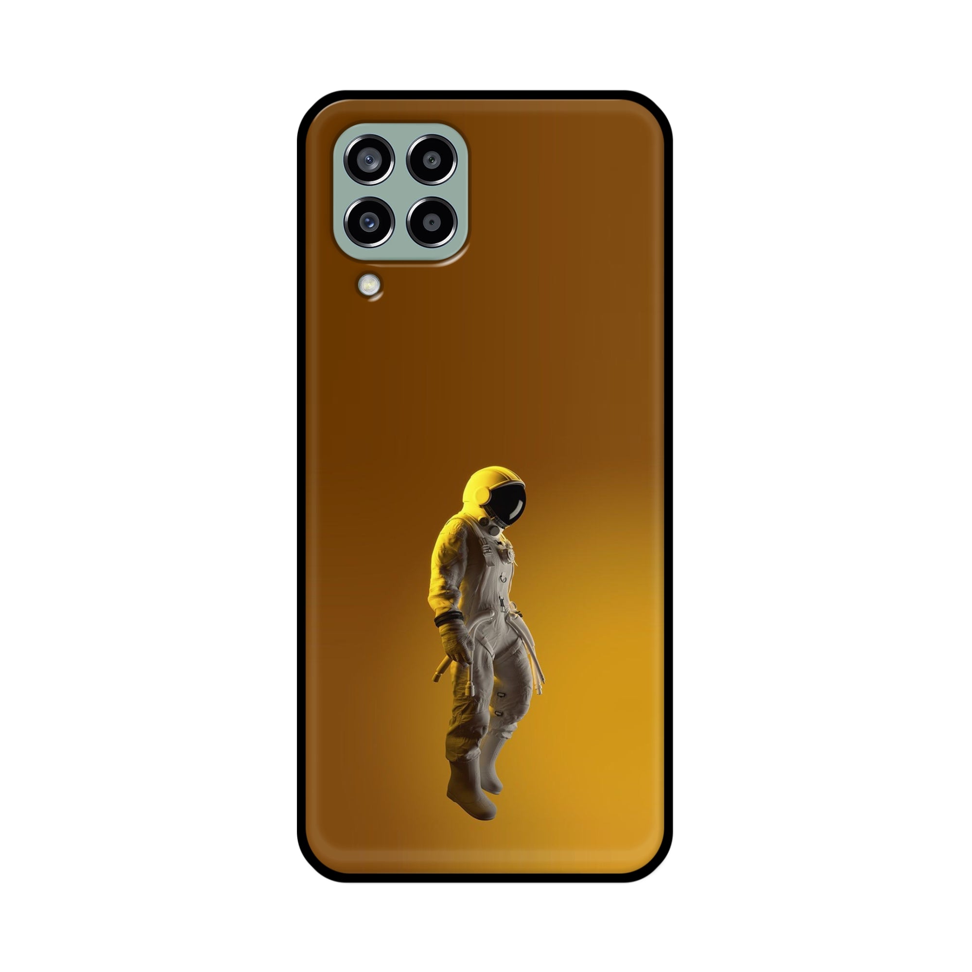 Buy Yellow Astronaut Metal-Silicon Back Mobile Phone Case/Cover For Samsung Galaxy M33 5G Online