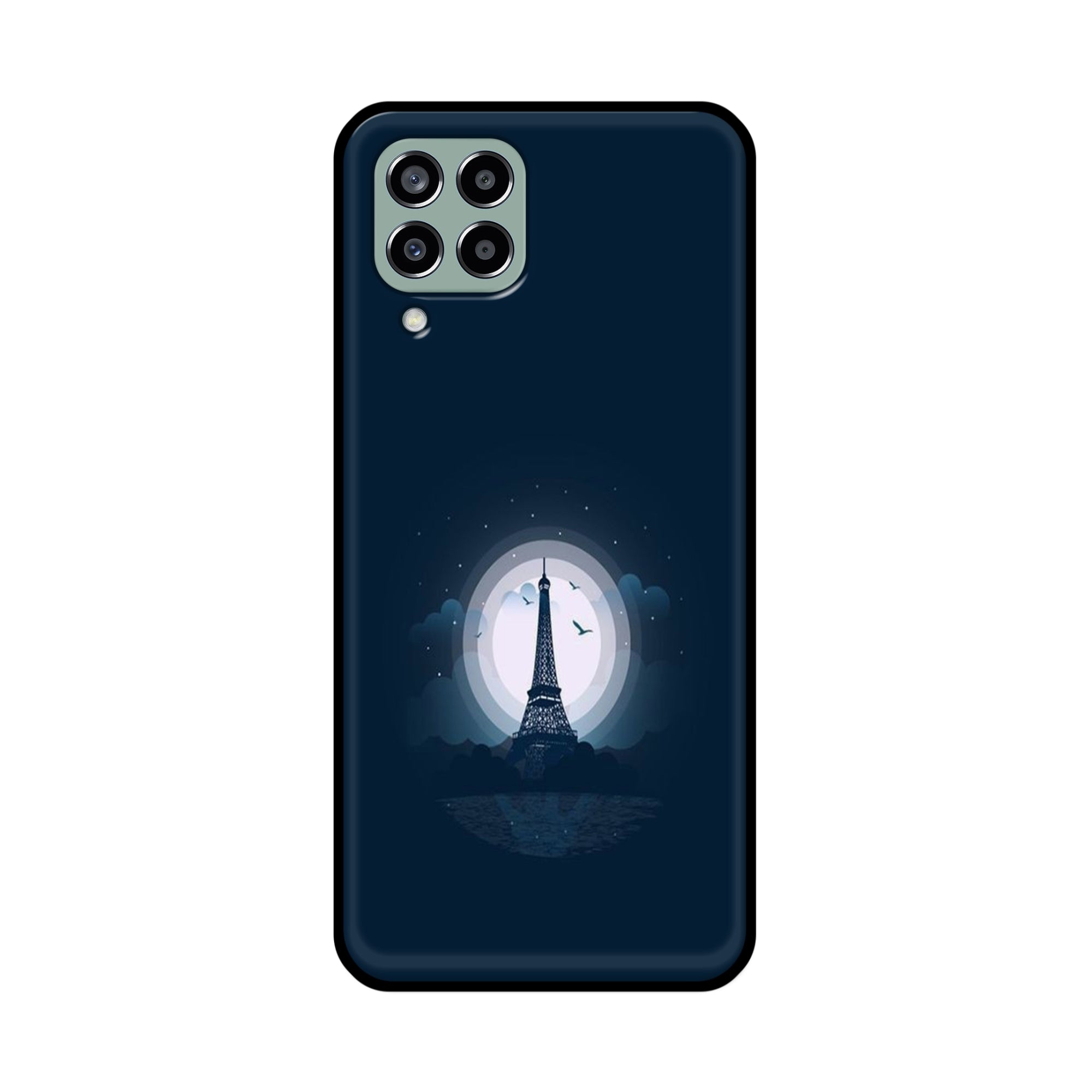 Buy Paris Eiffel Tower Metal-Silicon Back Mobile Phone Case/Cover For Samsung Galaxy M33 5G Online