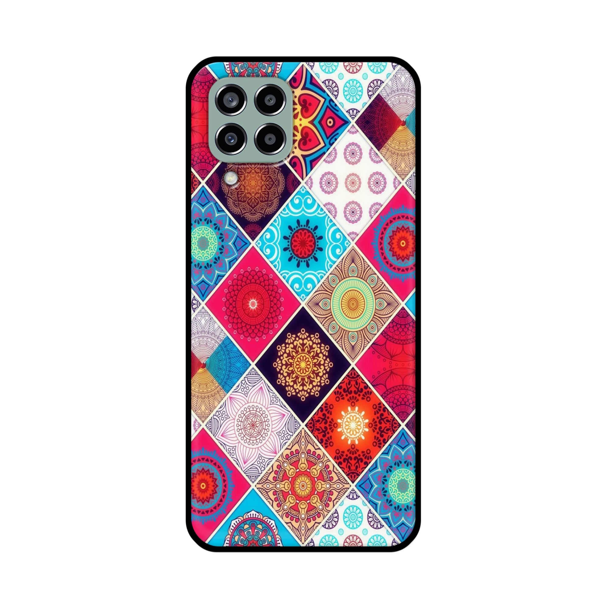 Buy Rainbow Mandala Metal-Silicon Back Mobile Phone Case/Cover For Samsung Galaxy M33 5G Online