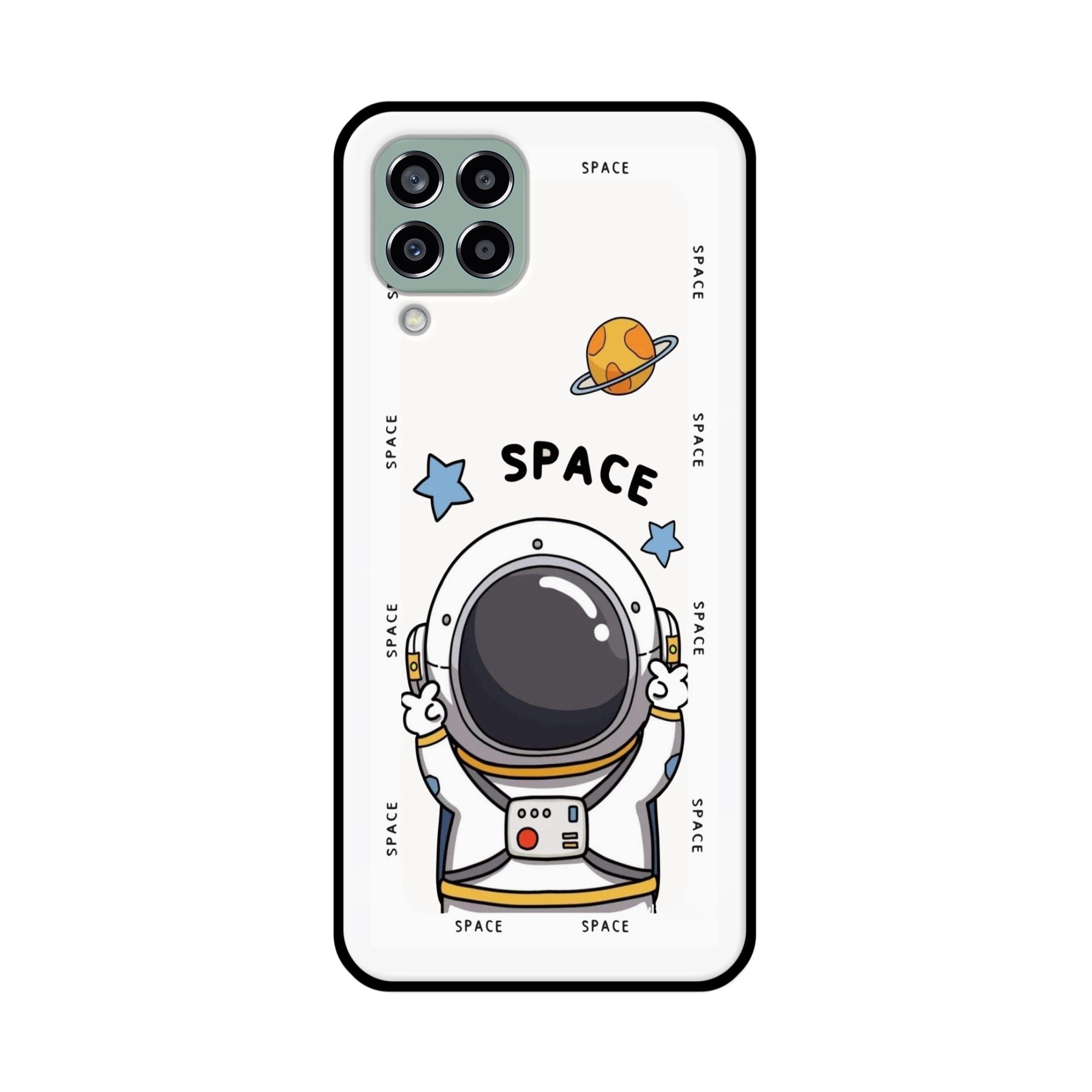 Buy Little Astronaut Metal-Silicon Back Mobile Phone Case/Cover For Samsung Galaxy M33 5G Online