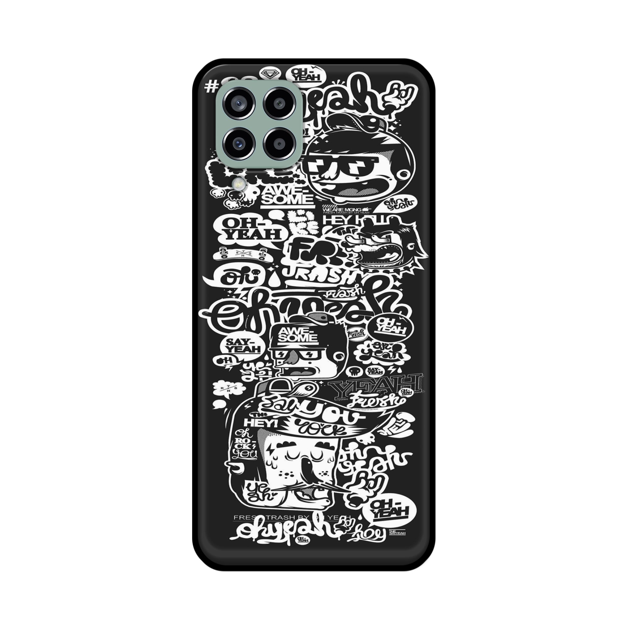 Buy Awesome Metal-Silicon Back Mobile Phone Case/Cover For Samsung Galaxy M33 5G Online
