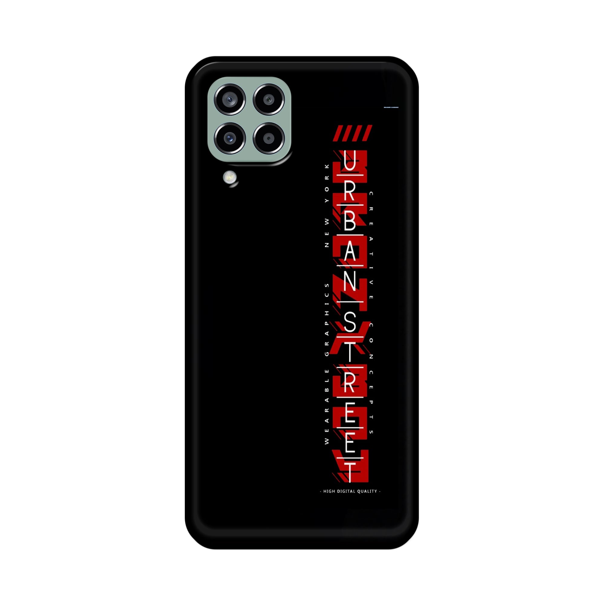 Buy Urban Street Metal-Silicon Back Mobile Phone Case/Cover For Samsung Galaxy M33 5G Online
