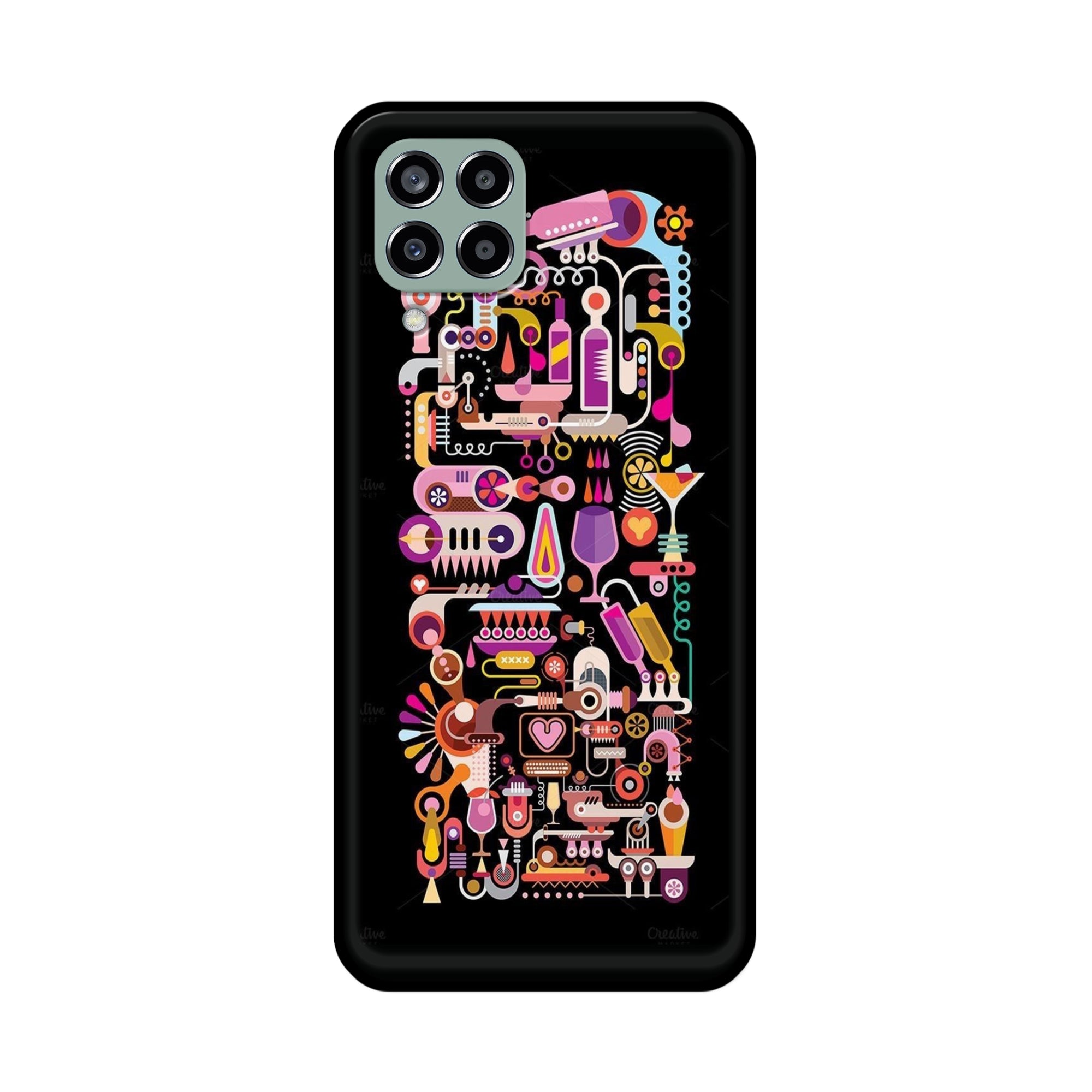 Buy Lab Art Metal-Silicon Back Mobile Phone Case/Cover For Samsung Galaxy M33 5G Online