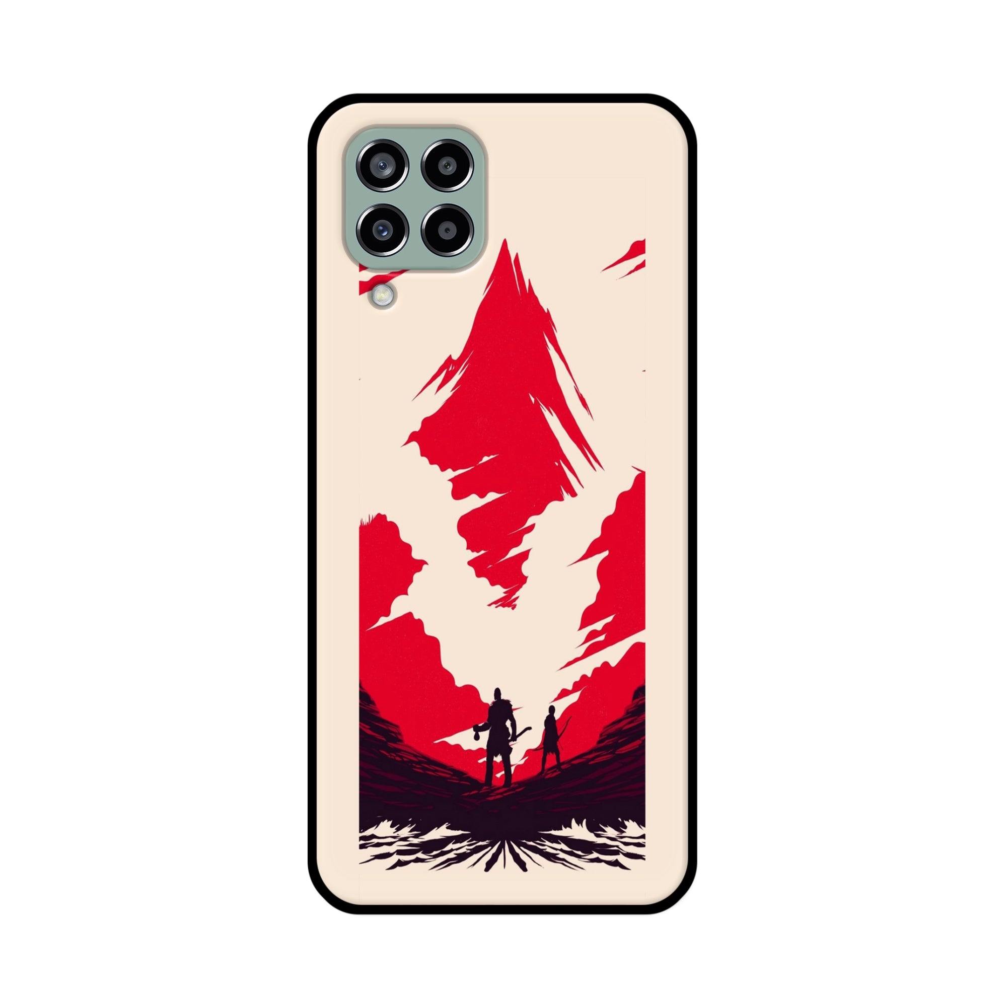 Buy God Of War Art Metal-Silicon Back Mobile Phone Case/Cover For Samsung Galaxy M33 5G Online