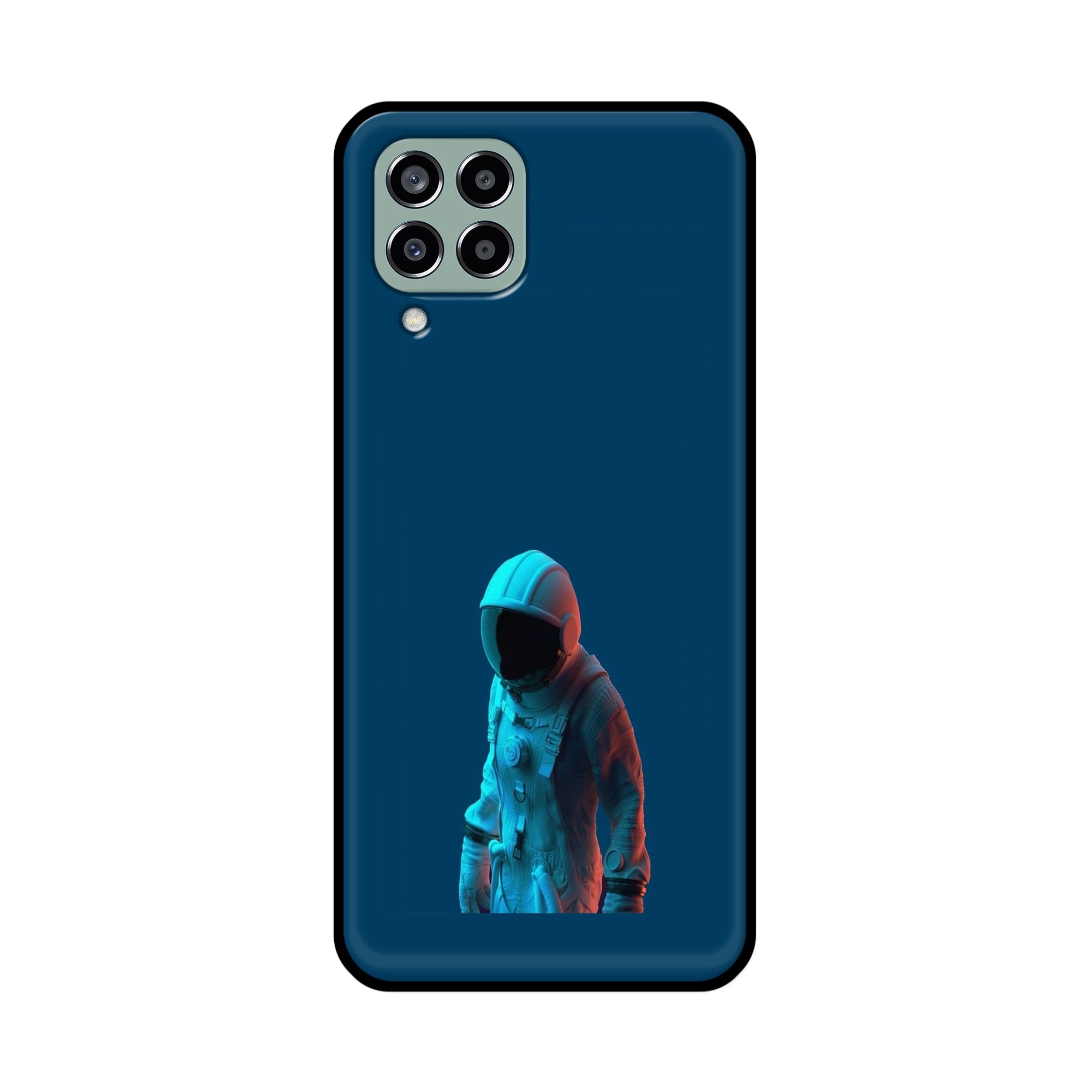 Buy Blue Astronaut Metal-Silicon Back Mobile Phone Case/Cover For Samsung Galaxy M33 5G Online