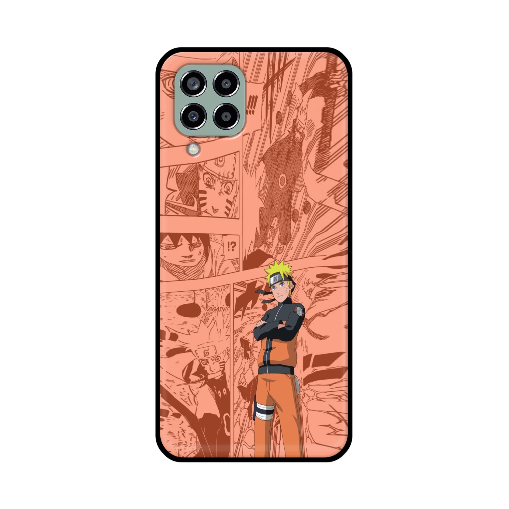 Buy Naruto Metal-Silicon Back Mobile Phone Case/Cover For Samsung Galaxy M33 5G Online