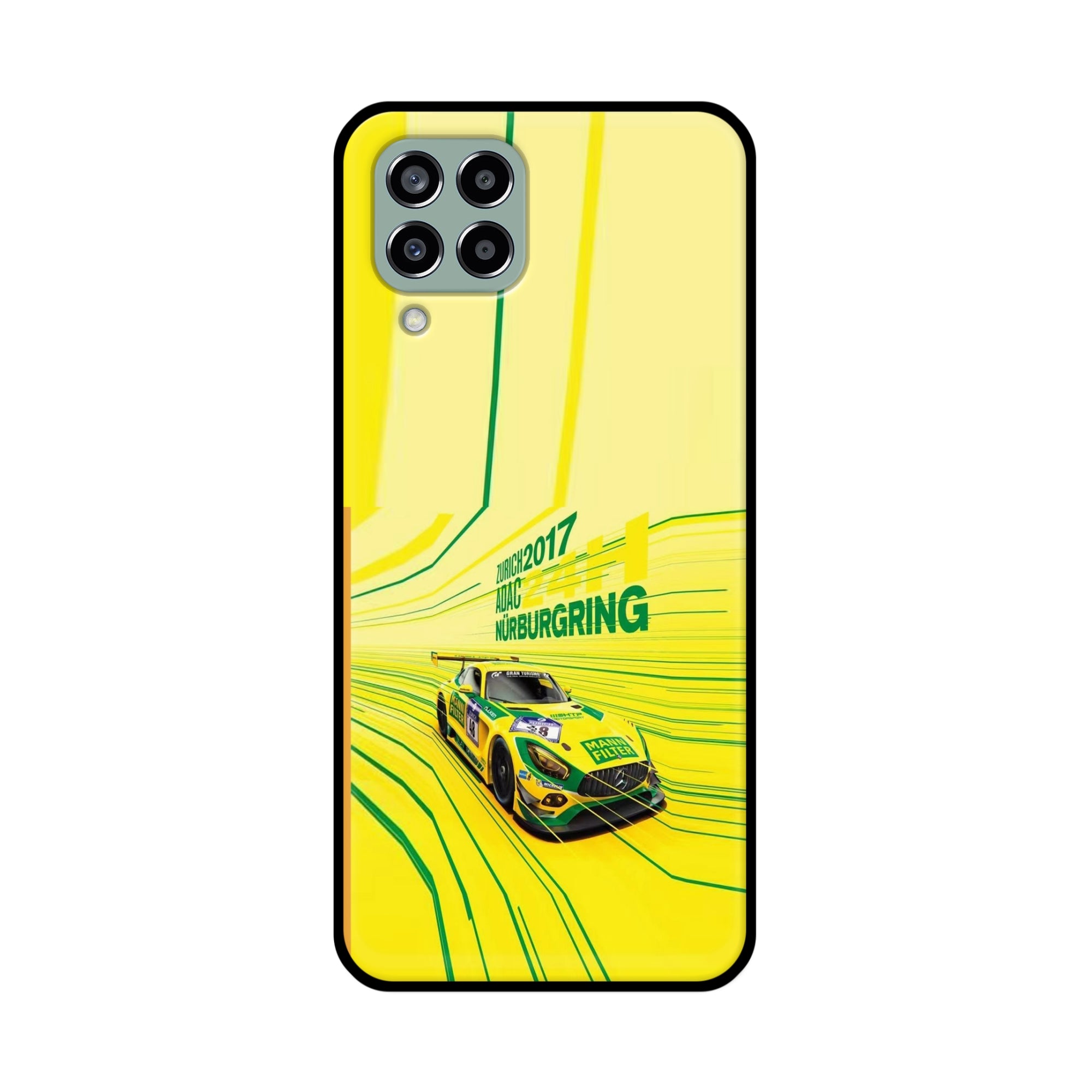 Buy Drift Racing Metal-Silicon Back Mobile Phone Case/Cover For Samsung Galaxy M33 5G Online