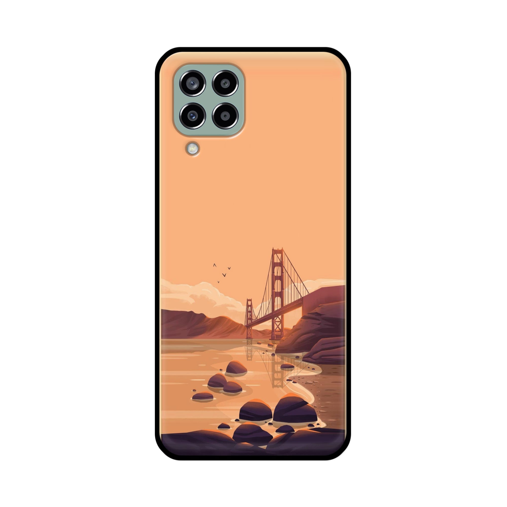 Buy San Francisco Metal-Silicon Back Mobile Phone Case/Cover For Samsung Galaxy M33 5G Online