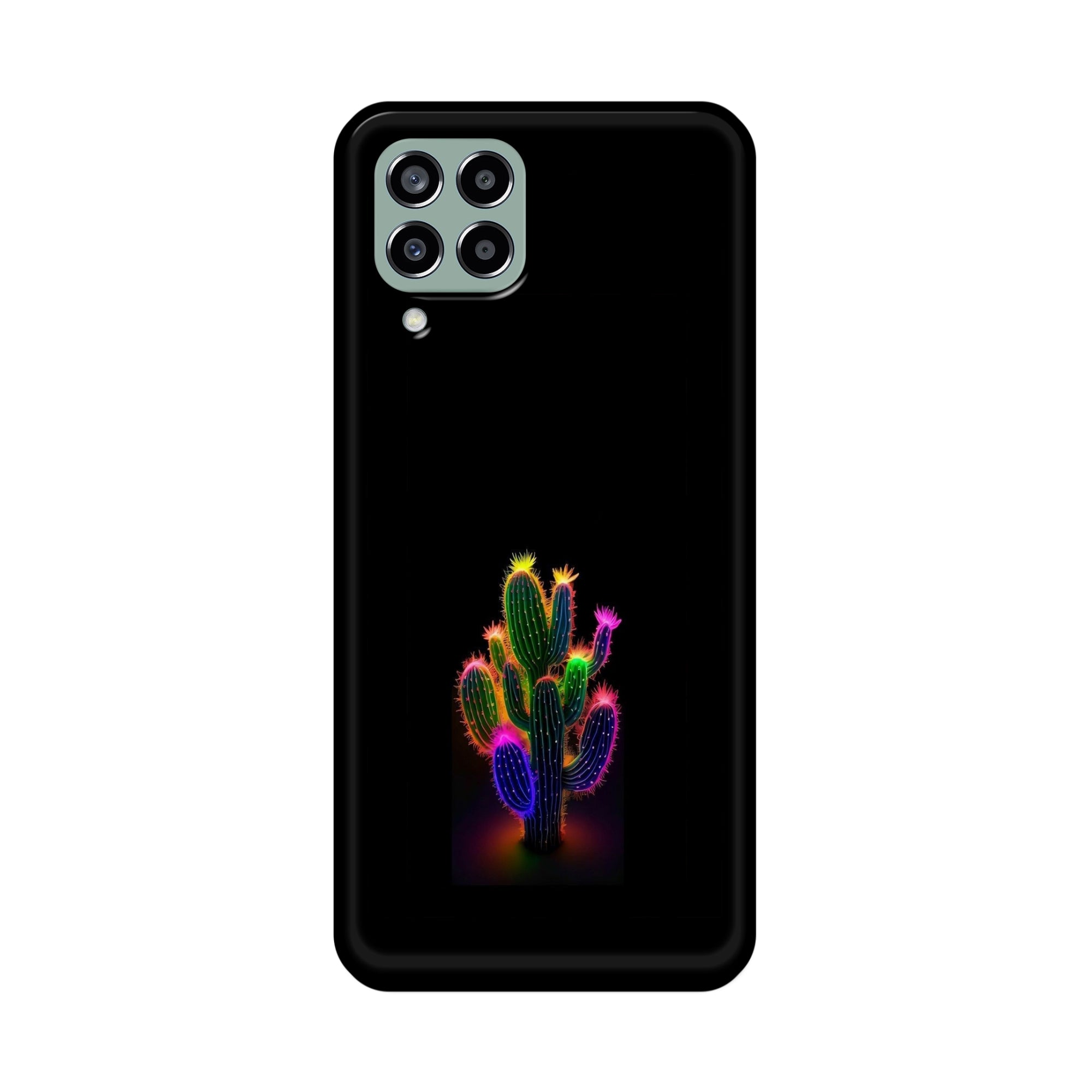 Buy Neon Flower Metal-Silicon Back Mobile Phone Case/Cover For Samsung Galaxy M33 5G Online