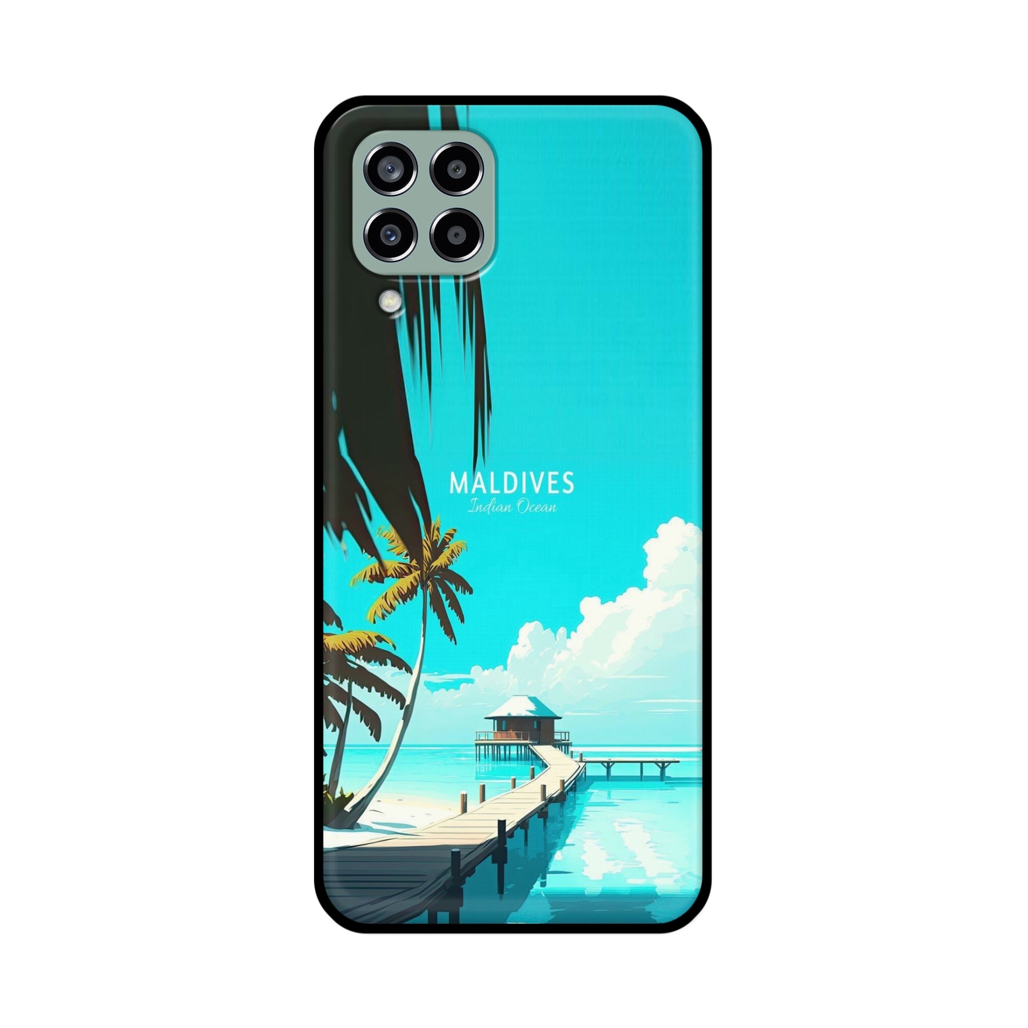 Buy Maldives Metal-Silicon Back Mobile Phone Case/Cover For Samsung Galaxy M33 5G Online