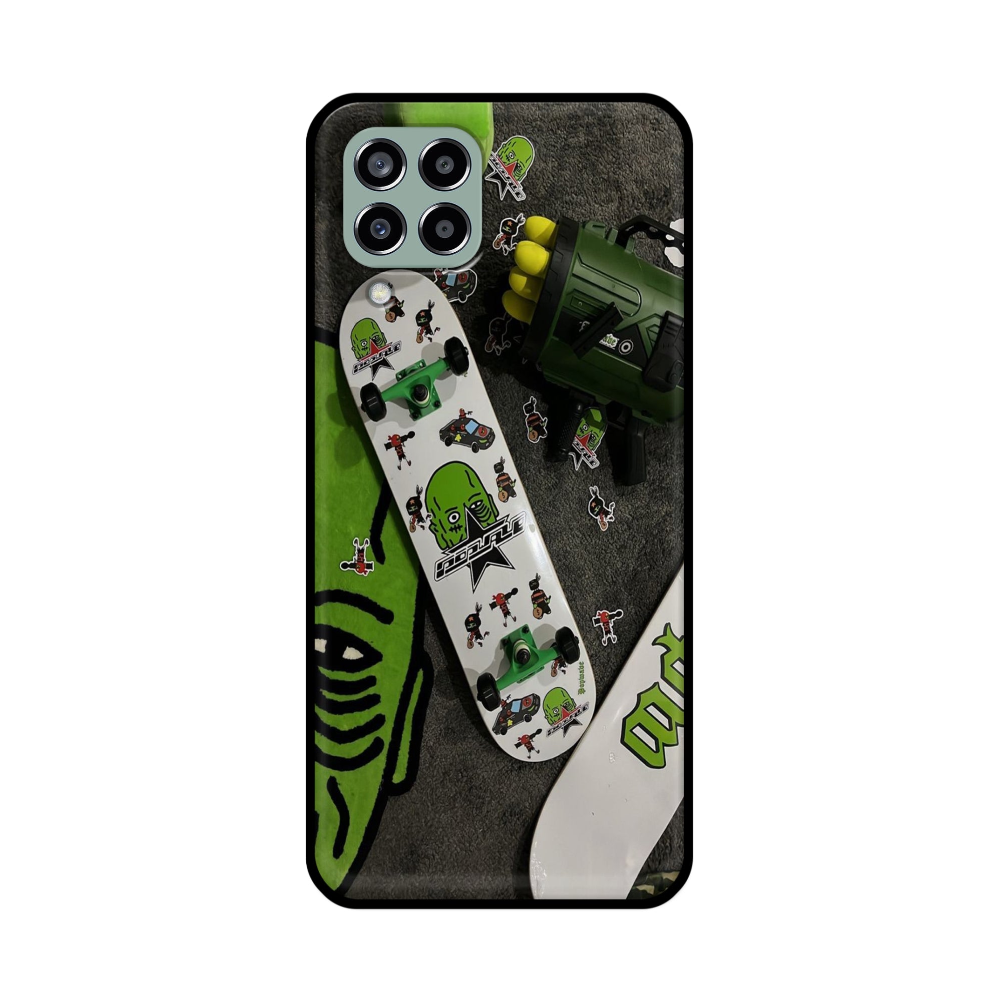 Buy Hulk Skateboard Metal-Silicon Back Mobile Phone Case/Cover For Samsung Galaxy M33 5G Online