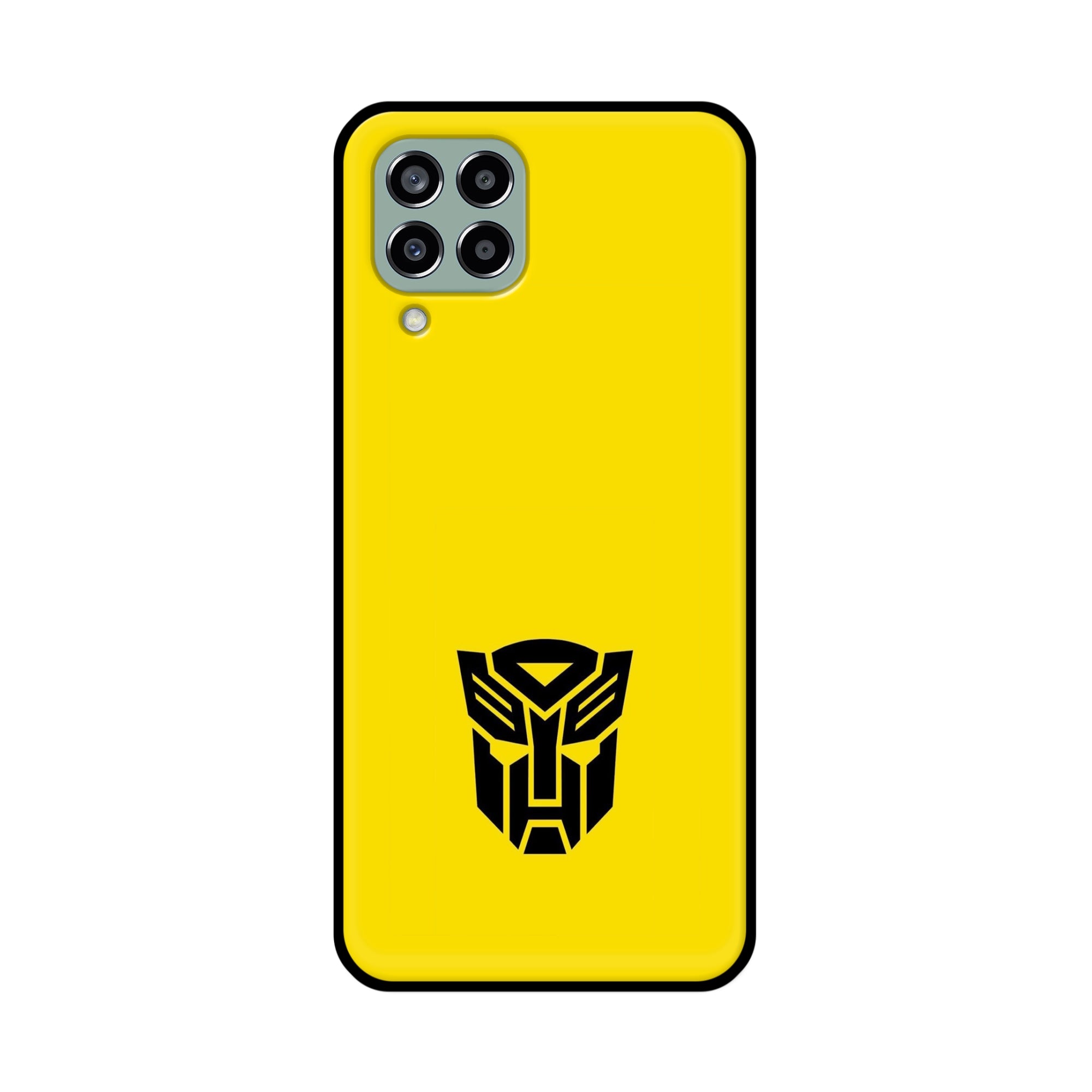 Buy Transformer Logo Metal-Silicon Back Mobile Phone Case/Cover For Samsung Galaxy M33 5G Online
