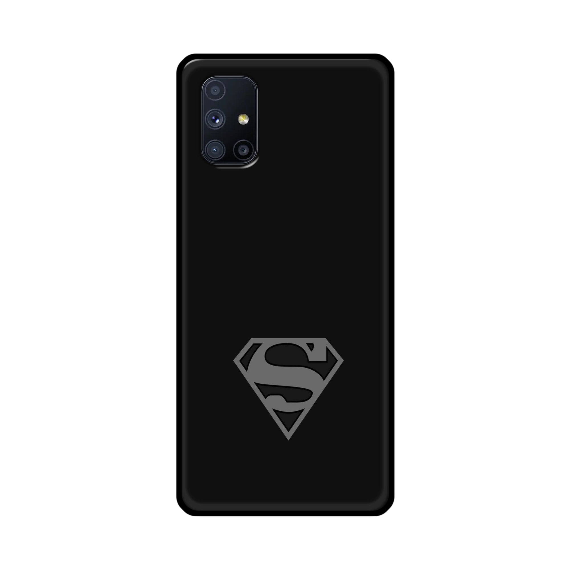 Buy Superman Logo Metal-Silicon Back Mobile Phone Case/Cover For Samsung Galaxy M51 Online