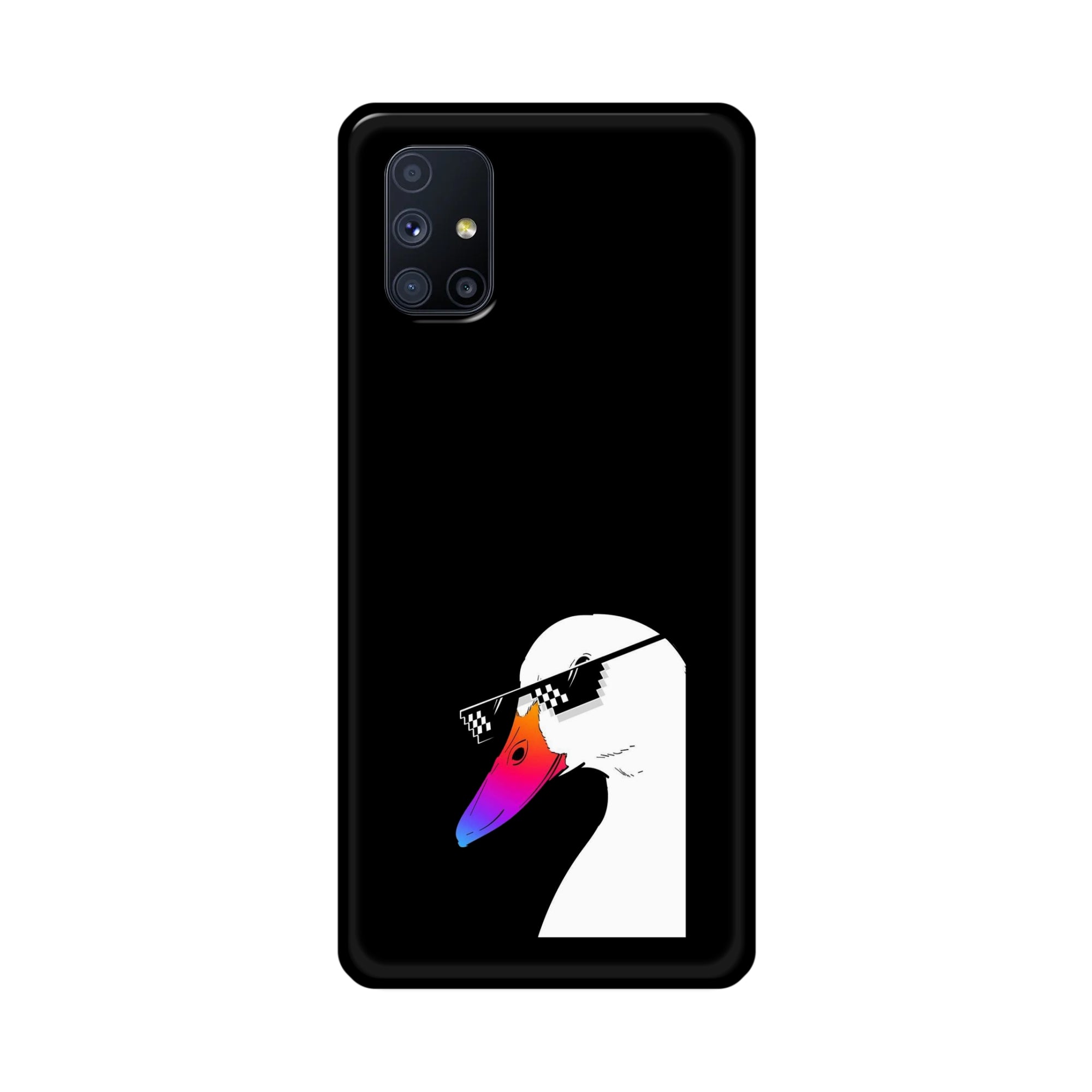 Buy Neon Duck Metal-Silicon Back Mobile Phone Case/Cover For Samsung Galaxy M51 Online