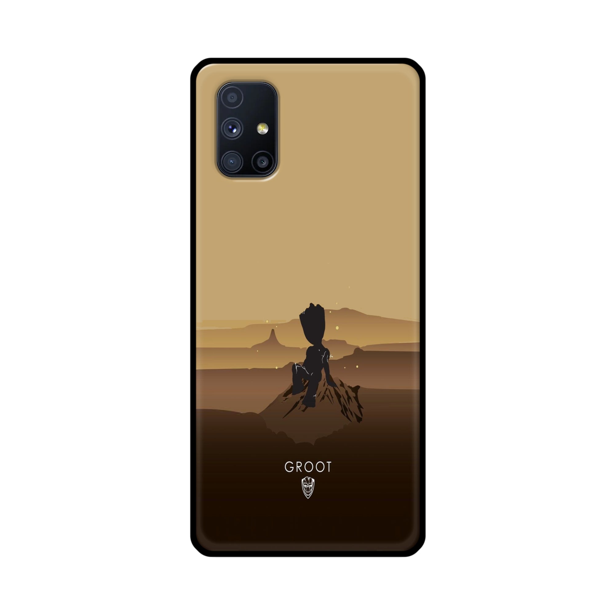 Buy I Am Groot Metal-Silicon Back Mobile Phone Case/Cover For Samsung Galaxy M51 Online